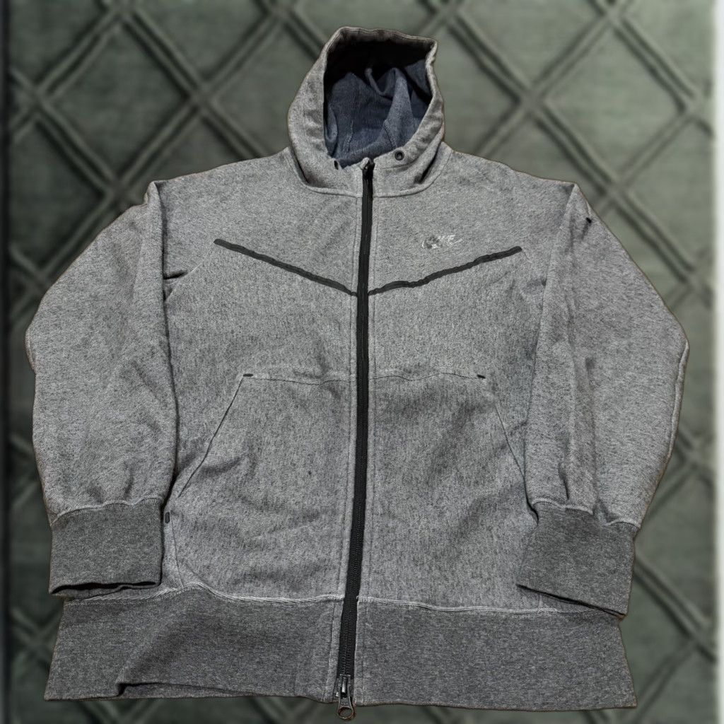 Nike Nike Women's Sportswear Tech Fleece Windrunner Full-Zip Hoodie M Gray Size M / US 6-8 / IT 42-44 - 1 Thumbnail