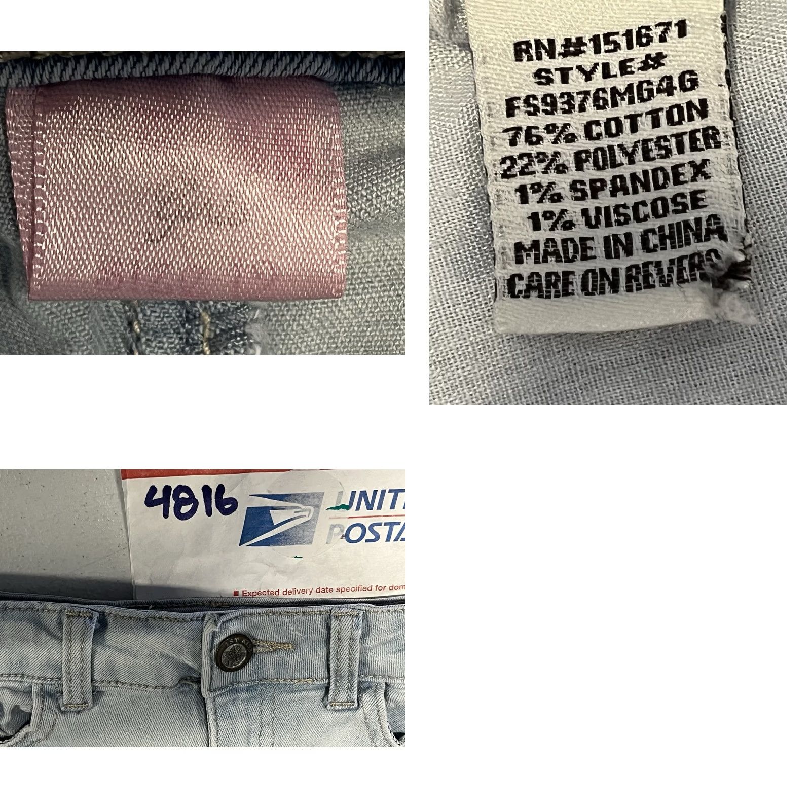 Denime 1st Kiss Shorts Bermuda Jeans Junior 12 Blue Denim Flat Front Casual Boys/Girls? Size 34" / US 12 / IT 48 - 8 Thumbnail