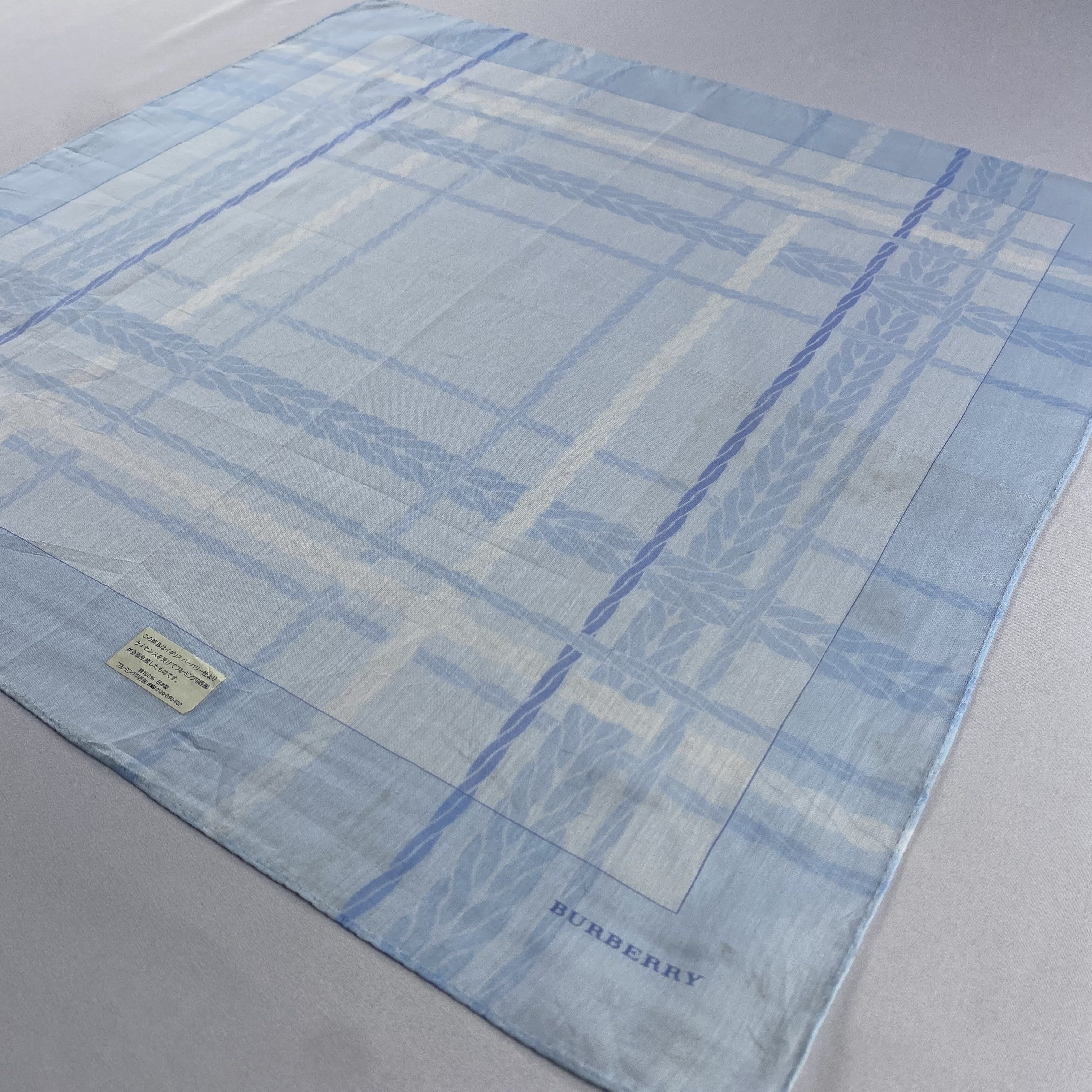 Burberry × Vintage Burberry Handkerchief / Neckerchief / Bandana-P846 Size ONE SIZE - 2 Thumbnail