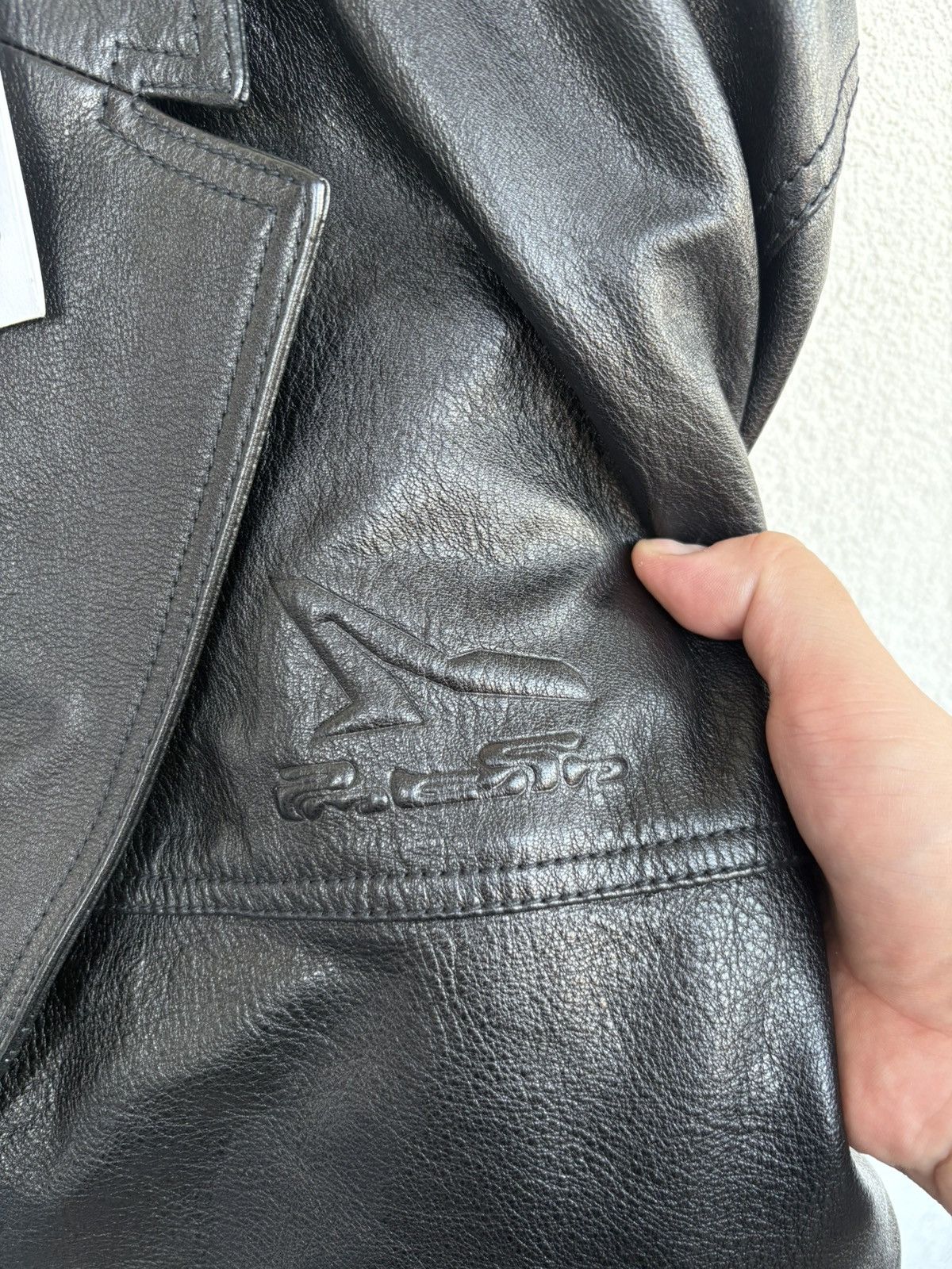 Ambush Design Ambush leather deconstructed jacket rare moto Size US M / EU 48-50 / 2 - 3 Thumbnail
