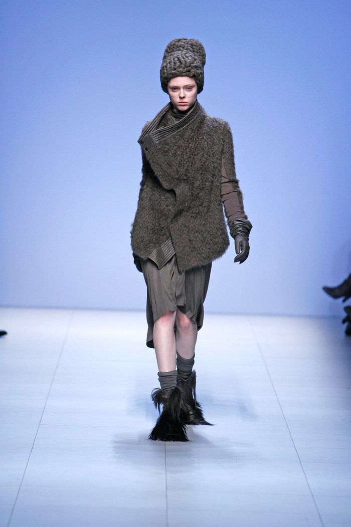 Rick Owens AW07 EXPLODER Chunky-Ribbed Beanie Size ONE SIZE - 8 Thumbnail