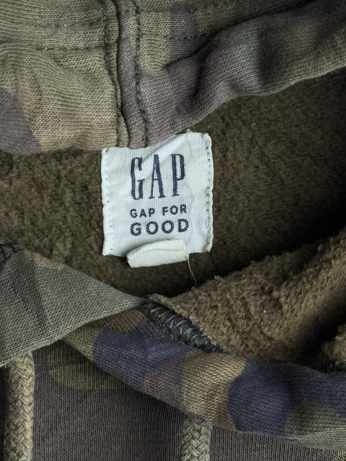 If Six Was Nine × Japanese Brand × Le Grande Bleu (L.G.B.) GAP For Good Camo Hoodie Size US L / EU 52-54 / 3 - 5 Thumbnail