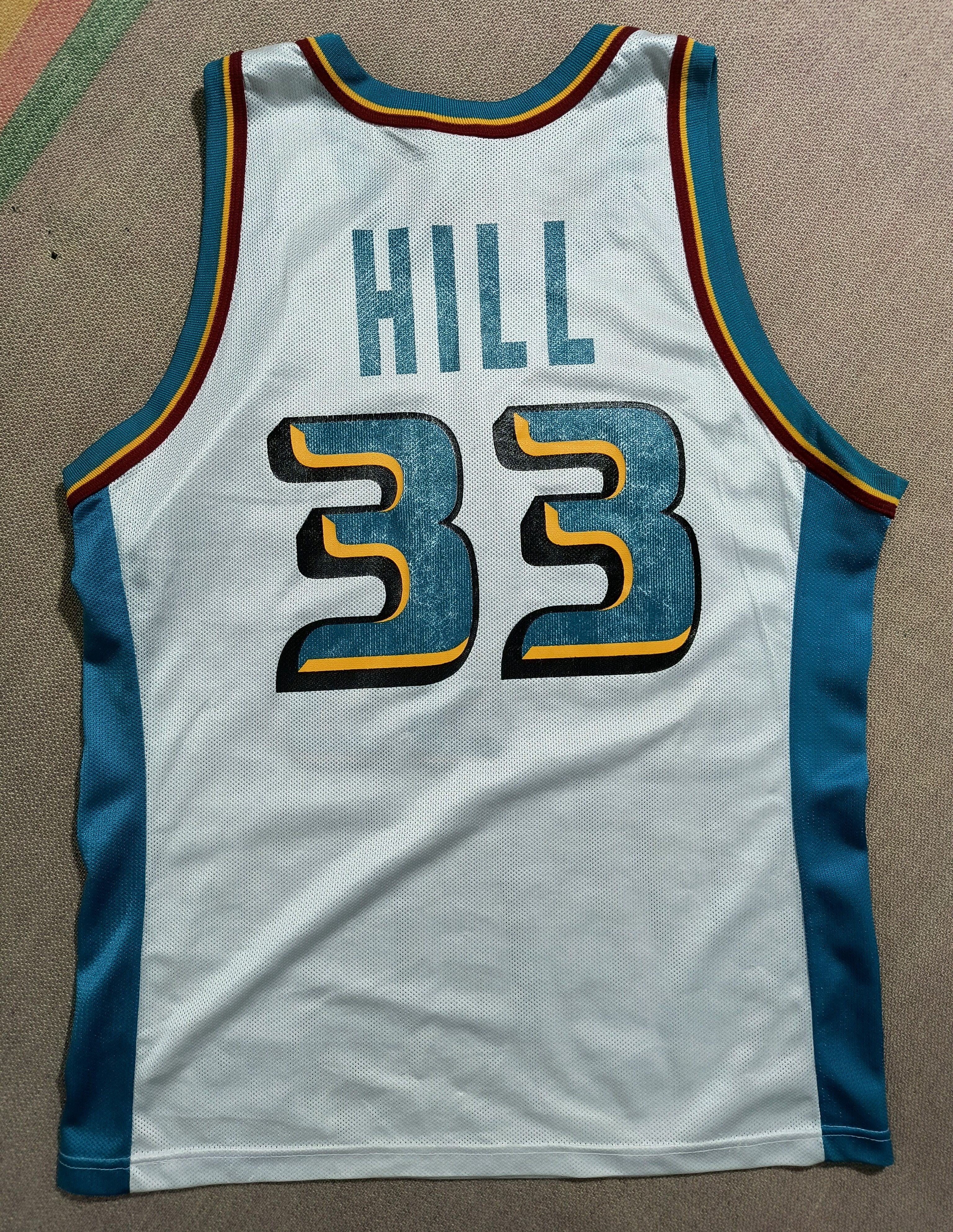 Champion Vintage Detroit Pistons Grant Hill #33 90s jersey Size US L / EU 52-54 / 3 - 5 Thumbnail