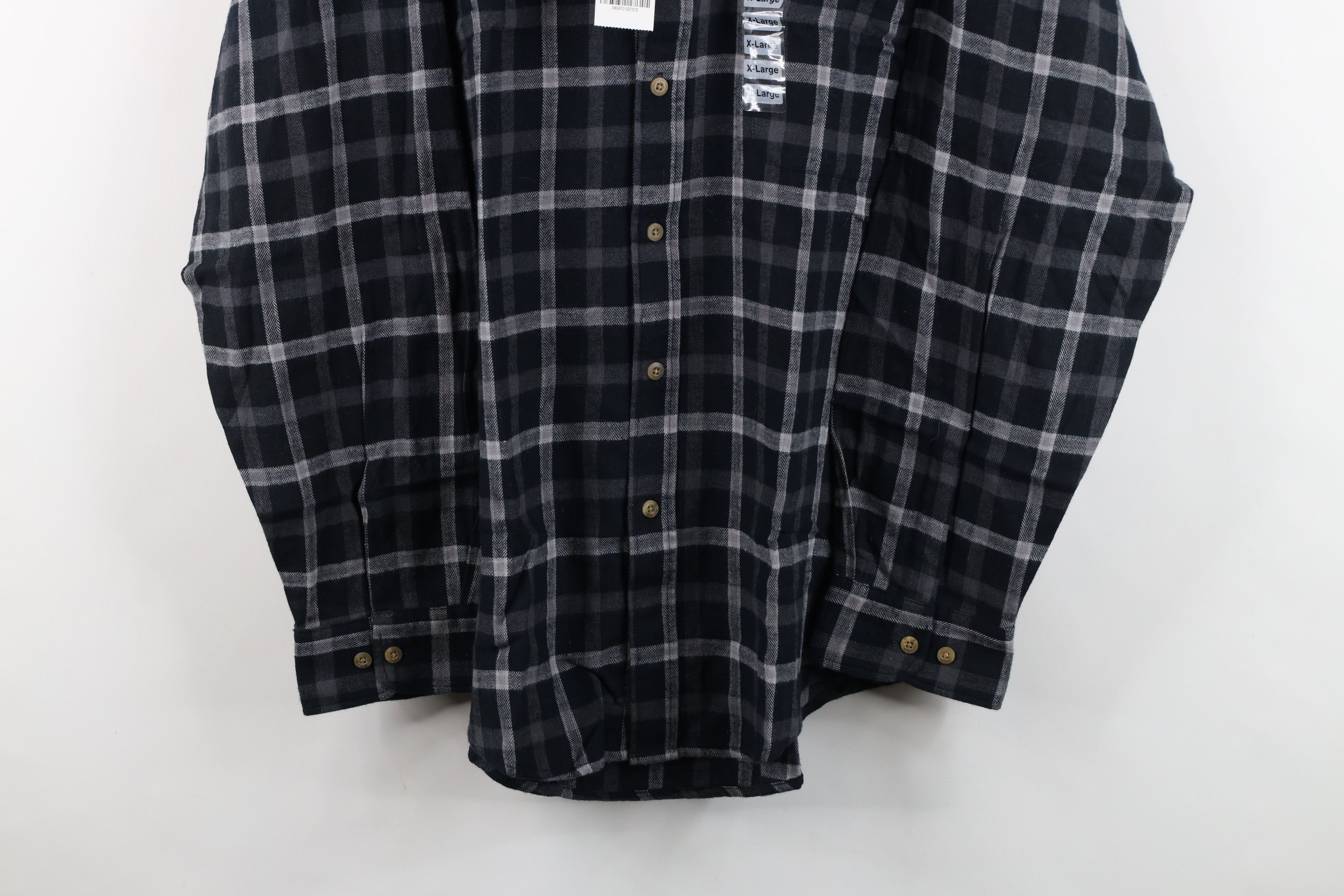 Vintage Deadstock Vintage Y2K Streetwear Flannel Button Down Shirt Size US XL / EU 56 / 4 - 3 Thumbnail