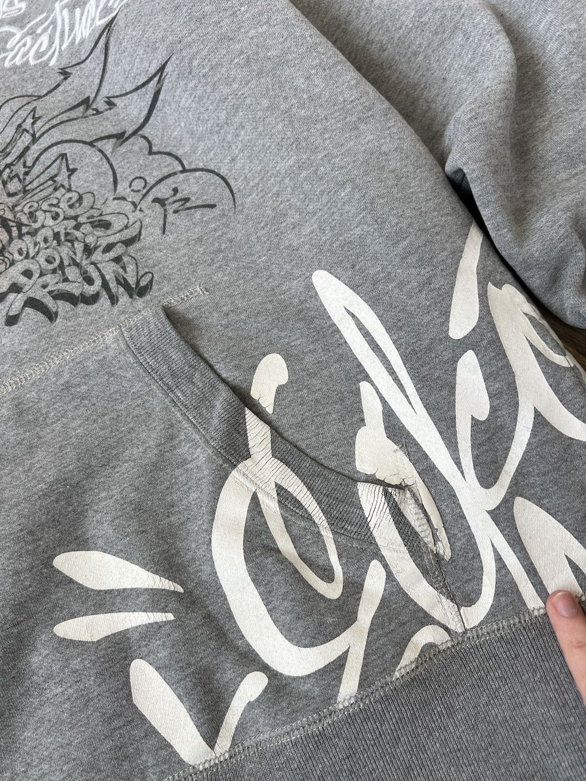 Ecko Unltd. Vintage Ecko Overprinted Streetwear Hoodie Size US XL / EU 56 / 4 - 10 Thumbnail