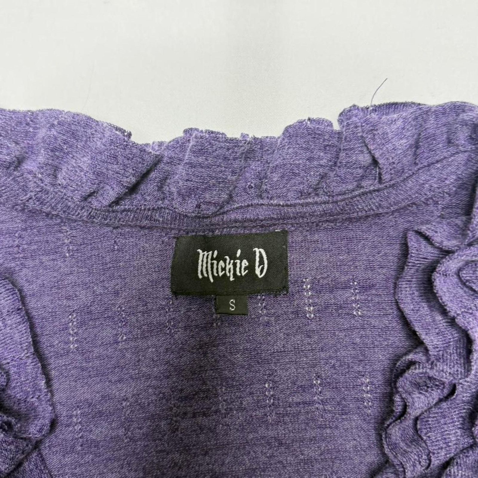 Other Mickie D Vintage Gothic 2000s Long line Ruffled Trims Size S Size S / US 4 / IT 40 - 3 Thumbnail