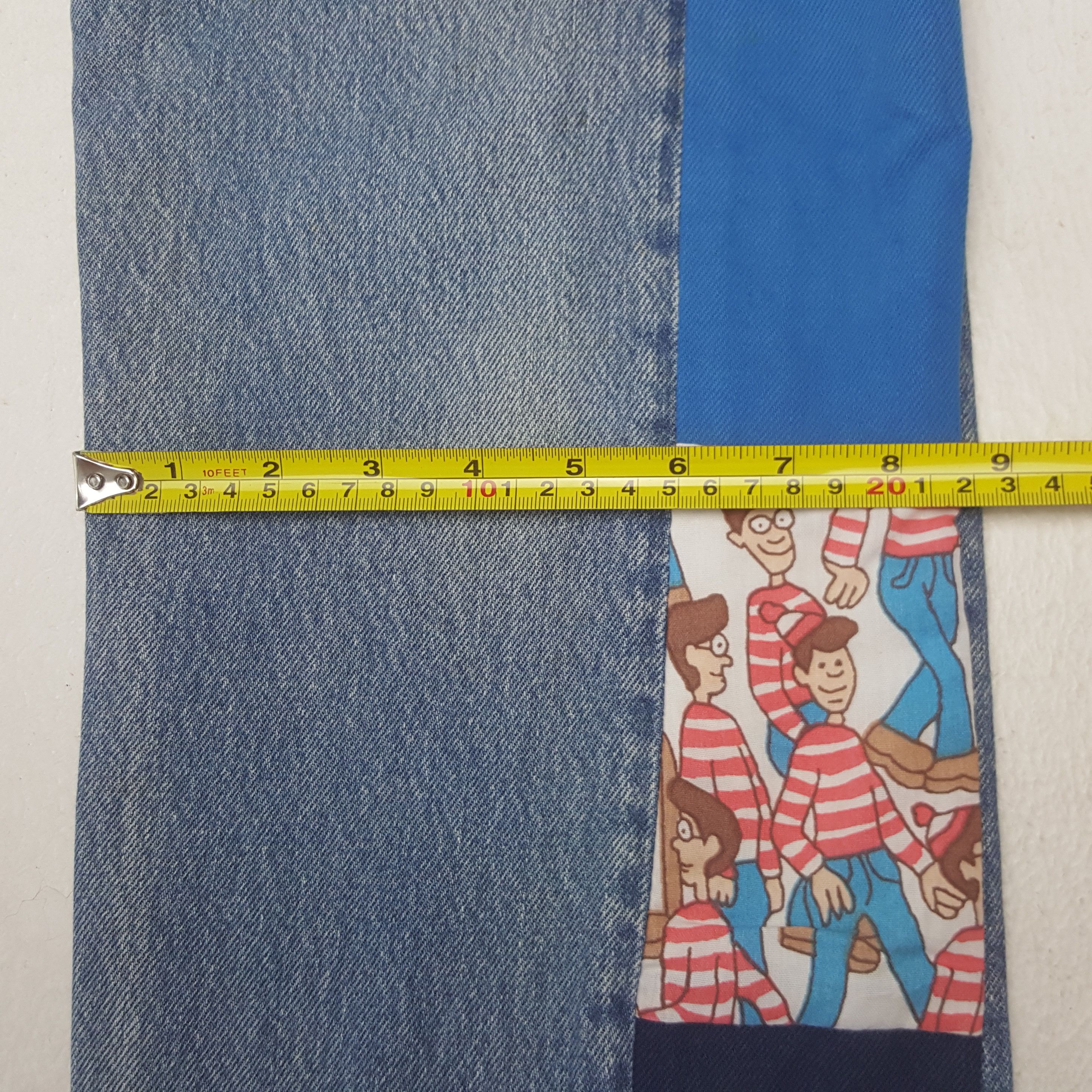 Levi's Vintage Levi's 501 Rare Patchwork Line Denim Jeans Size US 29 - 10 Thumbnail