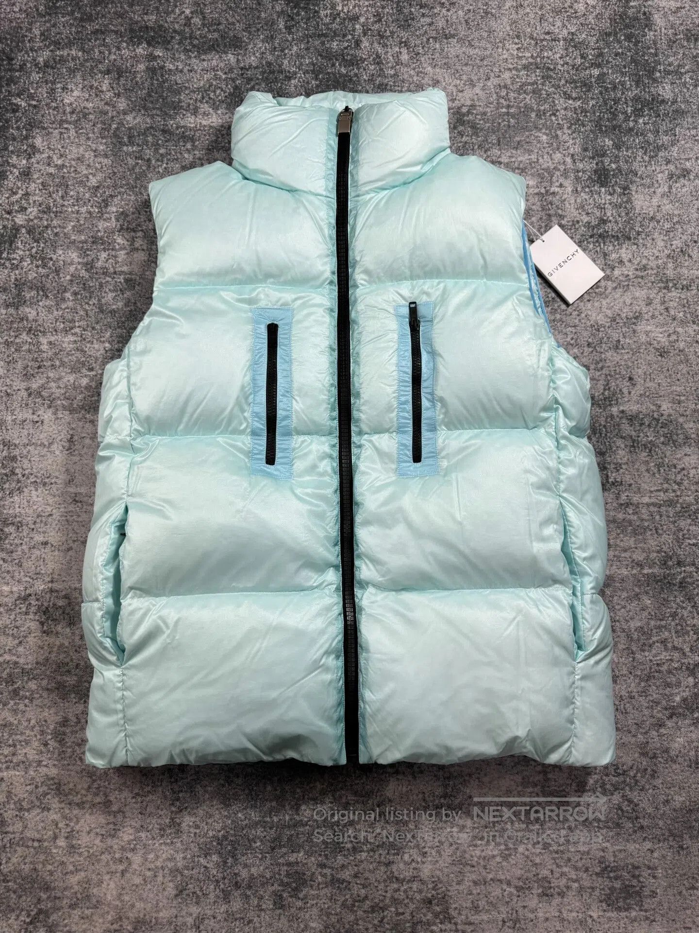 Givenchy Givenchy Runway Light Blue Down Vest| Size XL / US 12-14 / IT 48-50 - 1 Thumbnail