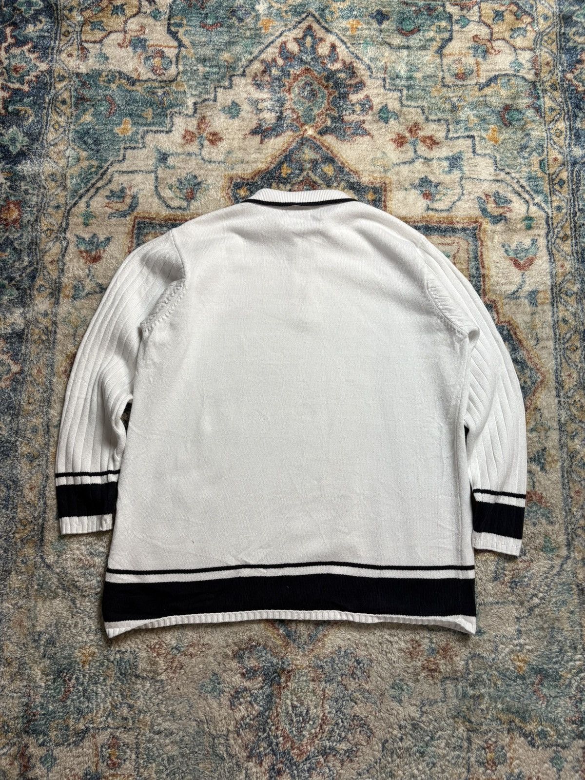 Tommy Hilfiger Vintage Tommy Hilfiger 1/4 Zip-up Sailor Sweater Medium Size US M / EU 48-50 / 2 - 2 Thumbnail