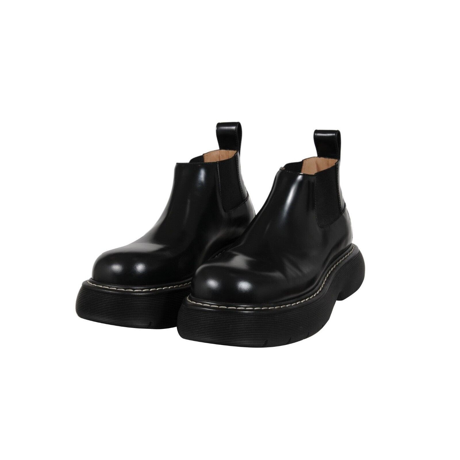 Bottega Veneta Bounce Swell Ankle Chelsea Boots - 02249 Size US 10.5 / EU 43-44 - 3 Thumbnail