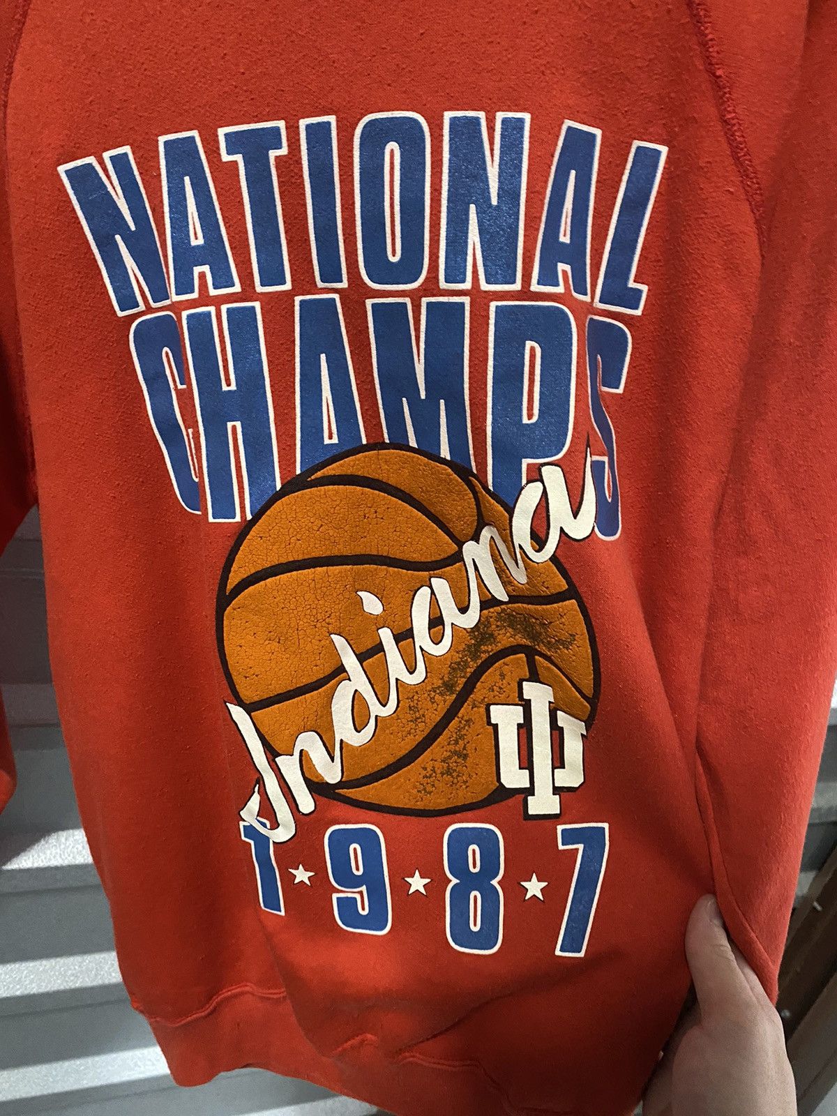 NBA × Vintage 1987 Indiana Basketball Champs Sweatshirt Size US L / EU 52-54 / 3 - 2 Thumbnail