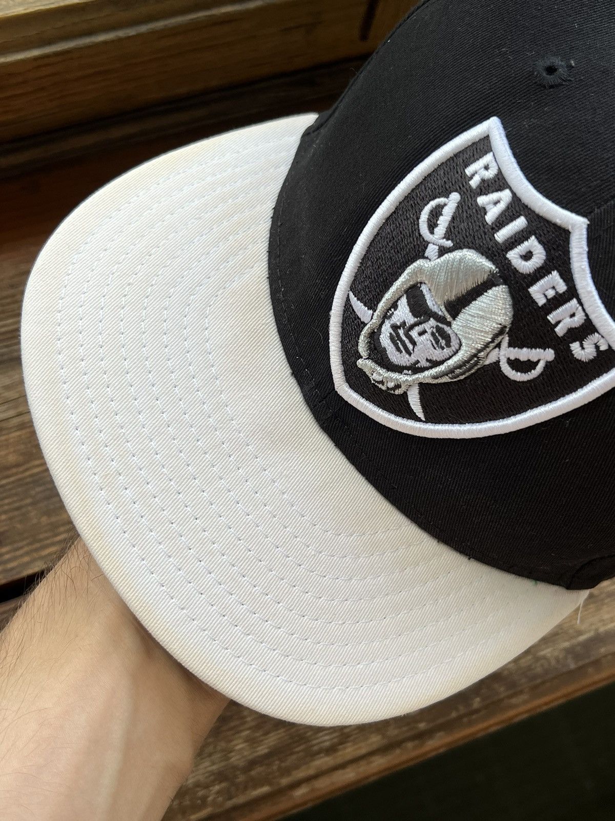 NFL Vintage 90s Oakland Raiders Cap Hat Trucker NFL Streetwear Size ONE SIZE - 2 Thumbnail