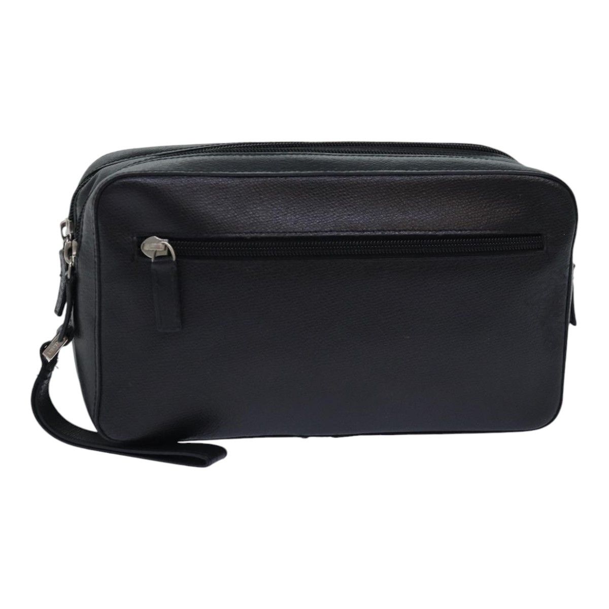 Versace Black Leather Clutch Bag (Pre-Owned) Size ONE SIZE - 1 Thumbnail