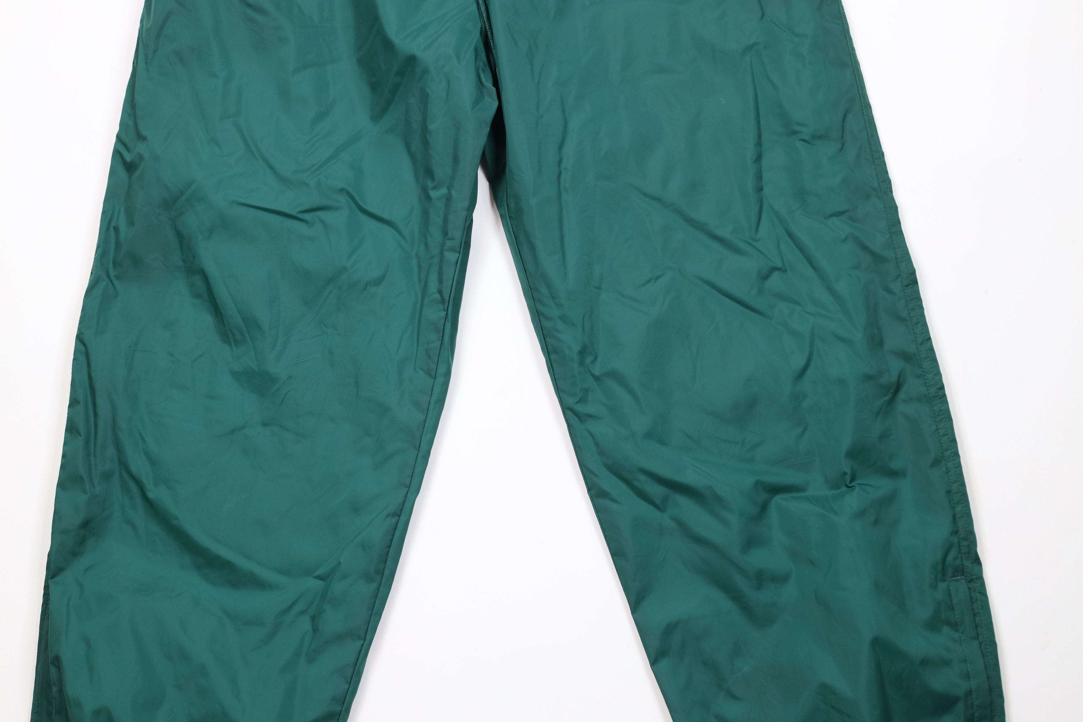 Adidas × Vintage Vintage 90s Adidas Nylon Windbreaker Jogger Pants Green Size US 36 / EU 52 - 3 Thumbnail