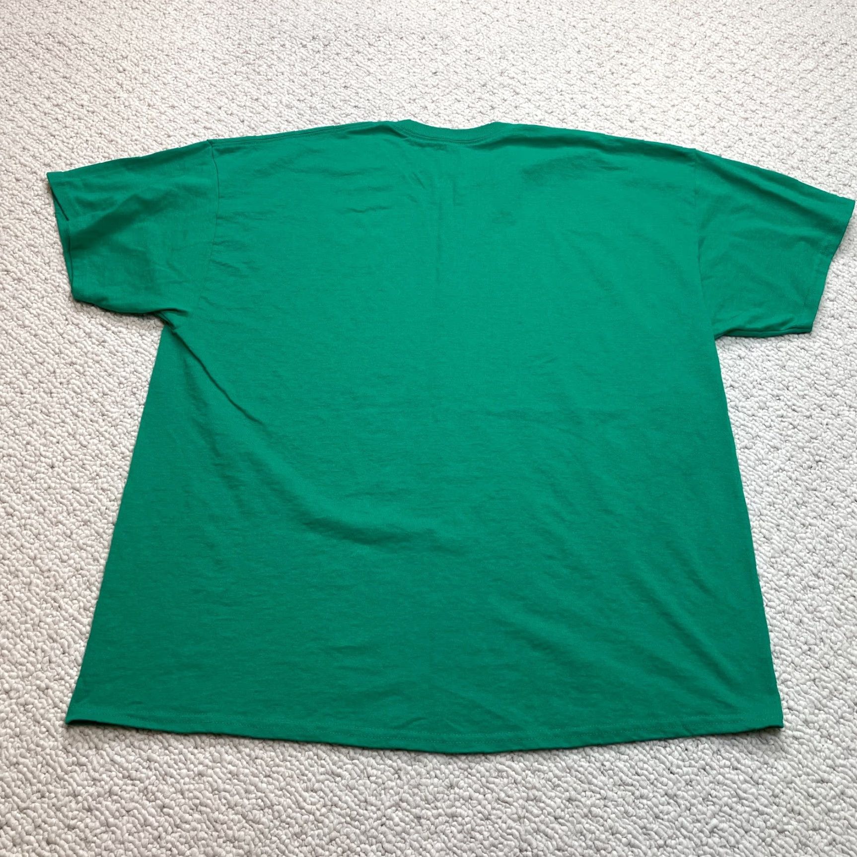 Gildan Gildan Dry Blend Shirt Mens 2XL Green Short Sleeve Tee Adult Basic Crew Neck Knit Cotton Blend Solid Logo Size US XXL / EU 58 / 5 - 6 Thumbnail