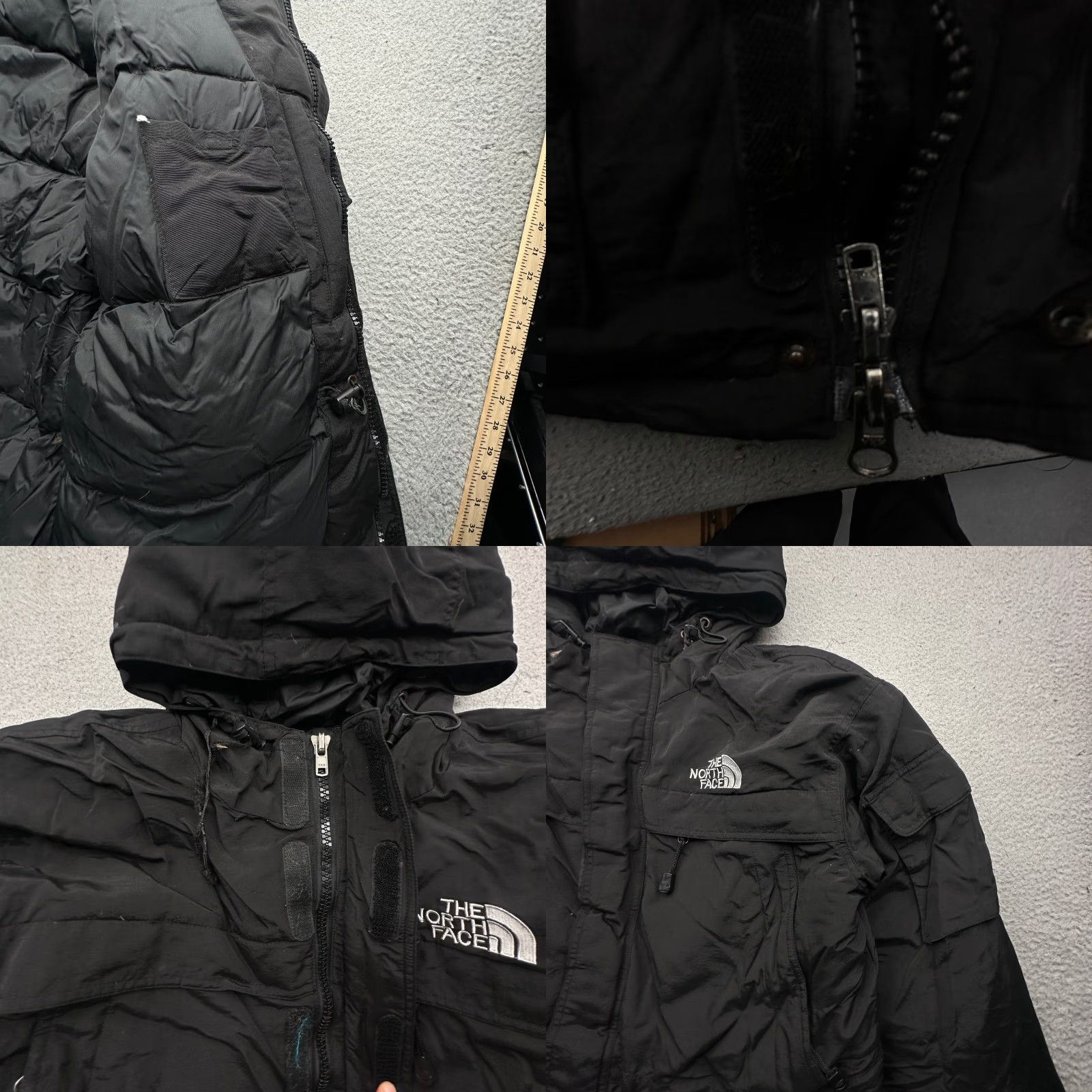 The North Face VINTAGE The North Face Parka Jacket Mens Small Hooded Puffer Quilted Down Nylon Black Quilted Mid-Length Nylon Sweatshirt? Size US S / EU 44-46 / 1 - 9 Thumbnail