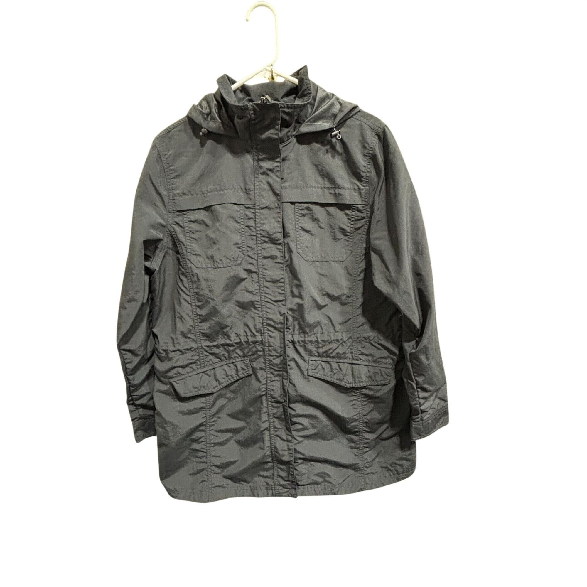 Eddie Bauer Eddie Bauer Womens Black Nylon Parka Jacket XL Lightweight H Size XL / US 12-14 / IT 48-50 - 1 Thumbnail