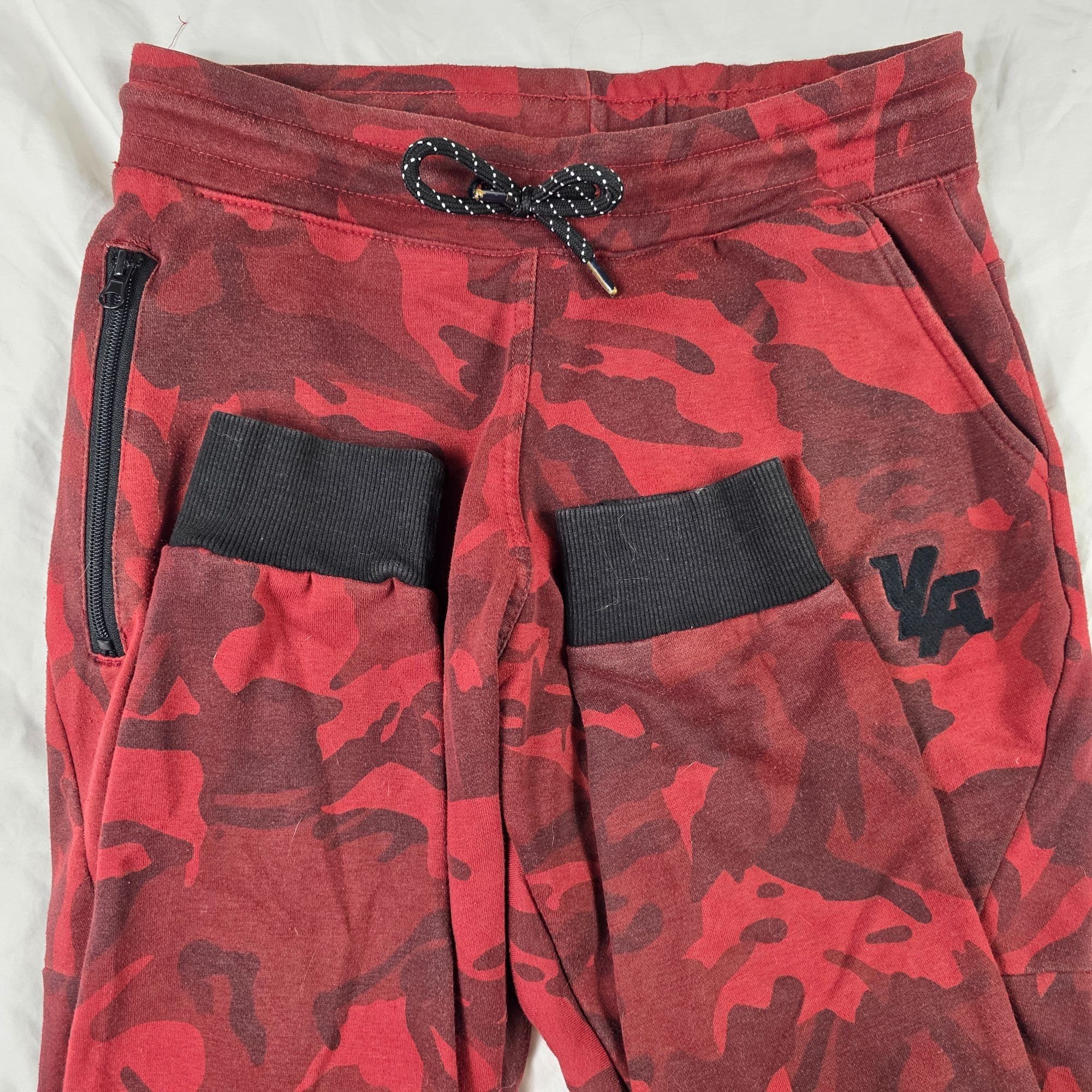 YoungLA YoungLA Mens Medium Red Camo Joggers Sweatpants Drawstring C Size US 30 / EU 46 - 4 Thumbnail