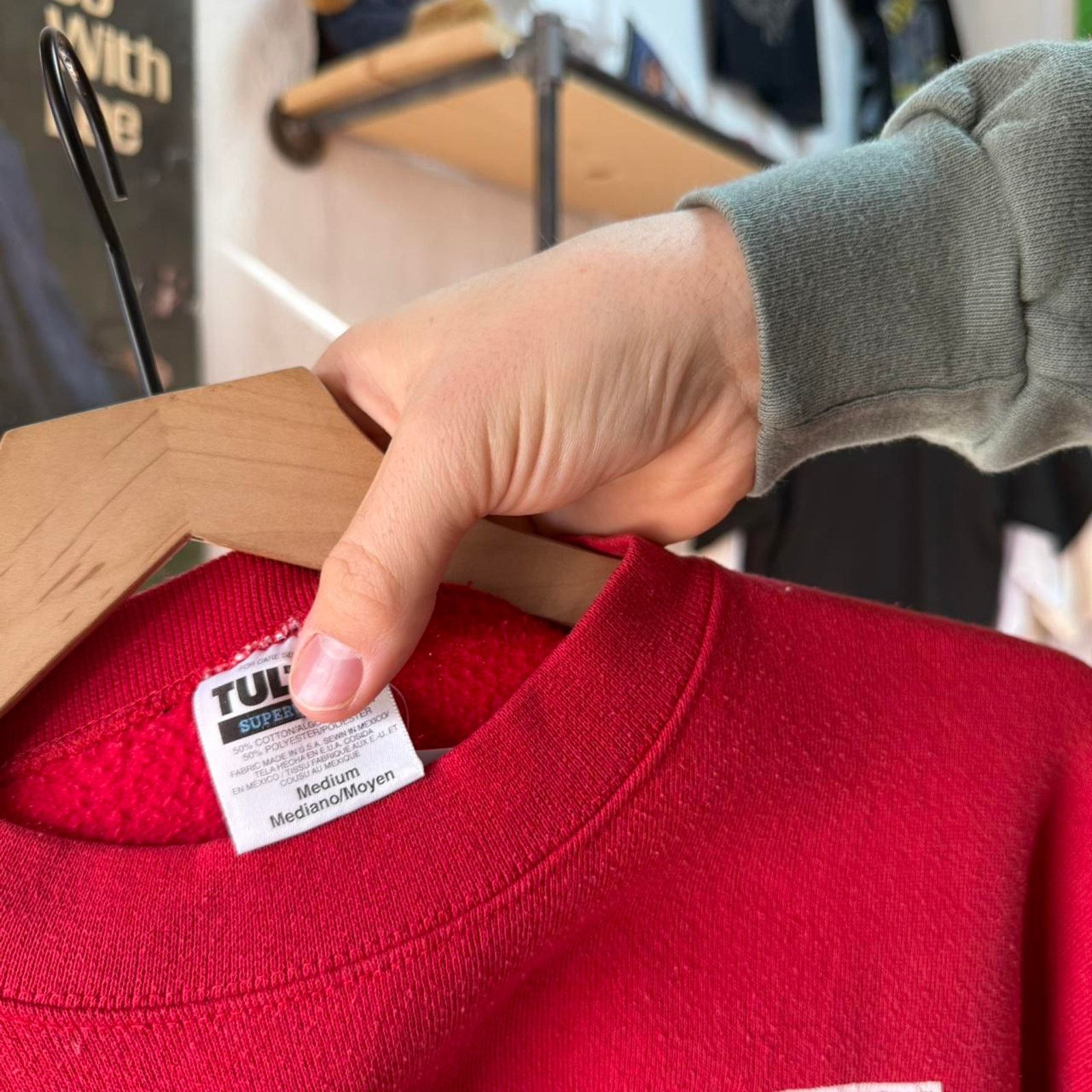 Tultex × Vintage Vintage 90s Nebraska Huskers Spell Out Crewneck Size US M / EU 48-50 / 2 - 6 Thumbnail