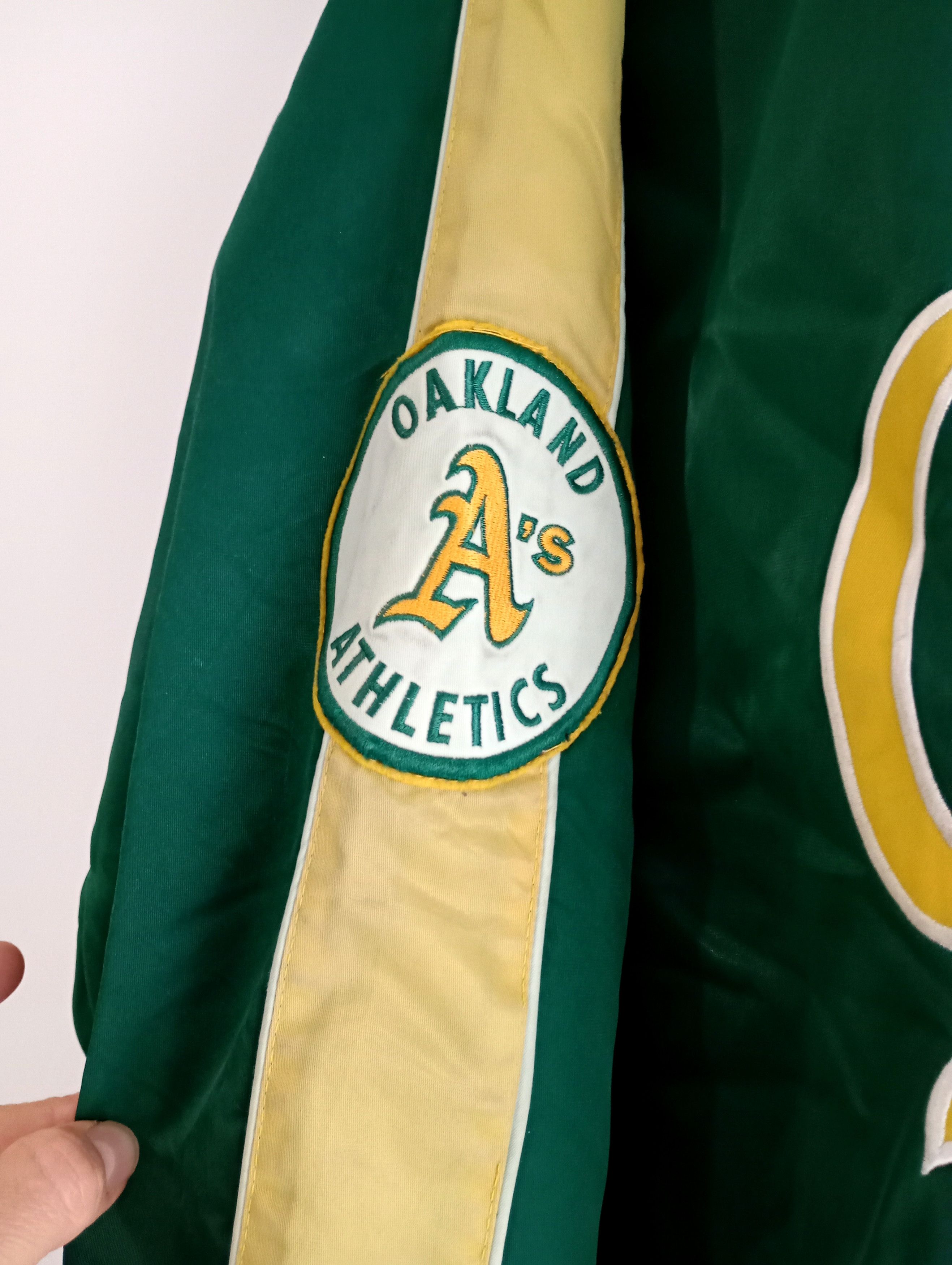 MLB Vintage Oakland Athletics Majestic Jacket Size US XL / EU 56 / 4 - 4 Thumbnail
