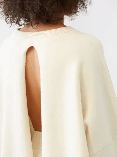 Loewe o1y1025 Sweater in Ivory Size XS / US 0-2 / IT 36-38 - 3 Thumbnail