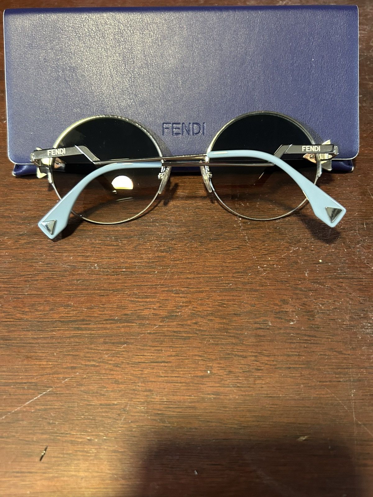 Fendi Fendi Circular Frame Sunglasses Size ONE SIZE - 3 Thumbnail