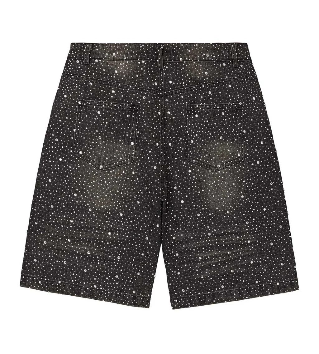 Vale Forever Black Rainstorm Crystal Jorts SIZE 36