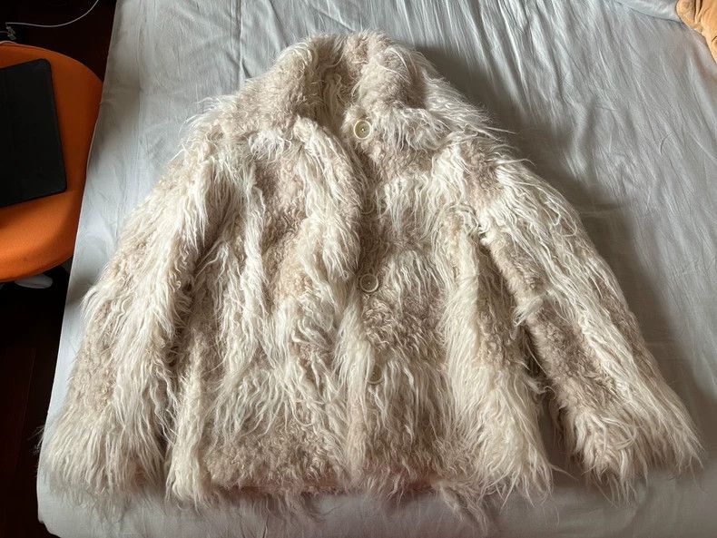 Helmut Lang HELMUT LANG Eco-friendly pelagic lamb long and short fur p Size S / US 4 / IT 40 - 1 Thumbnail