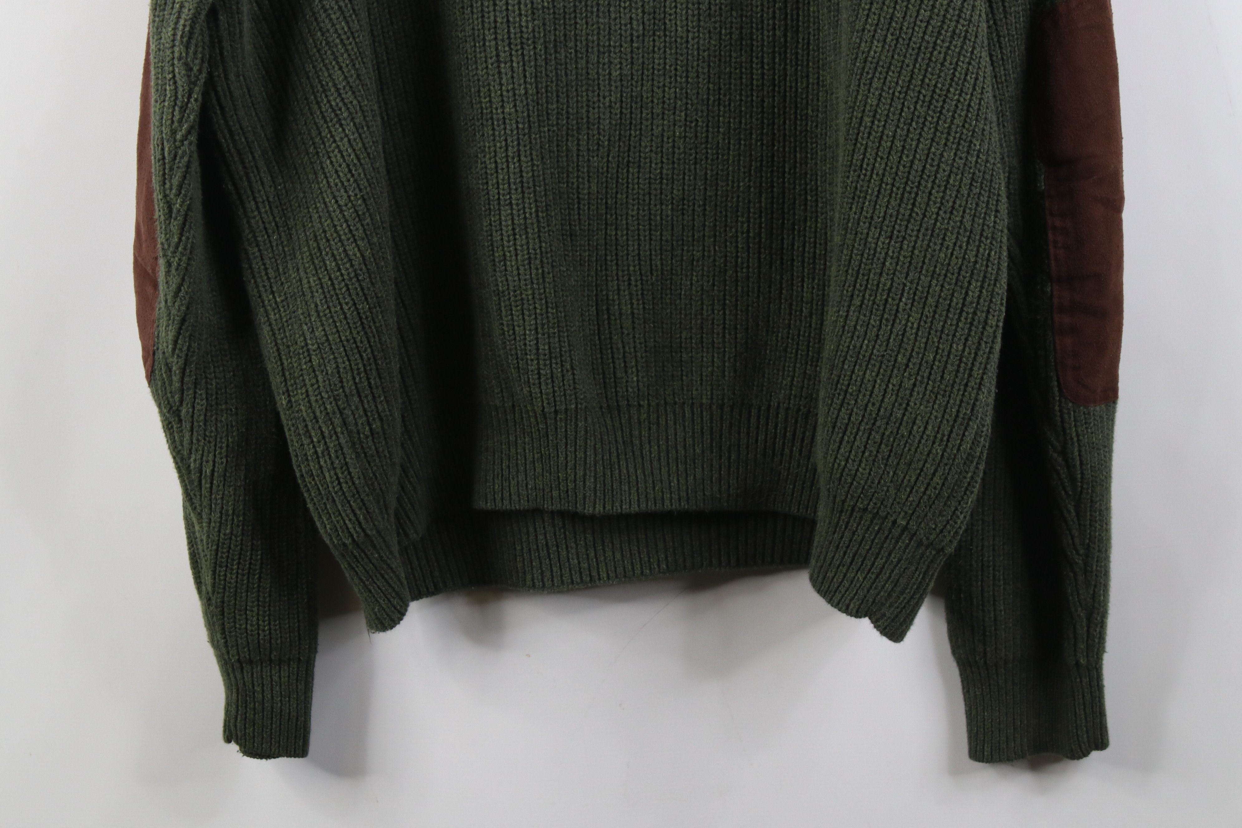 Cabelas Vintage Cabelas Knit Elbow Patch Shooting Henley Sweater Size US XL / EU 56 / 4 - 13 Thumbnail