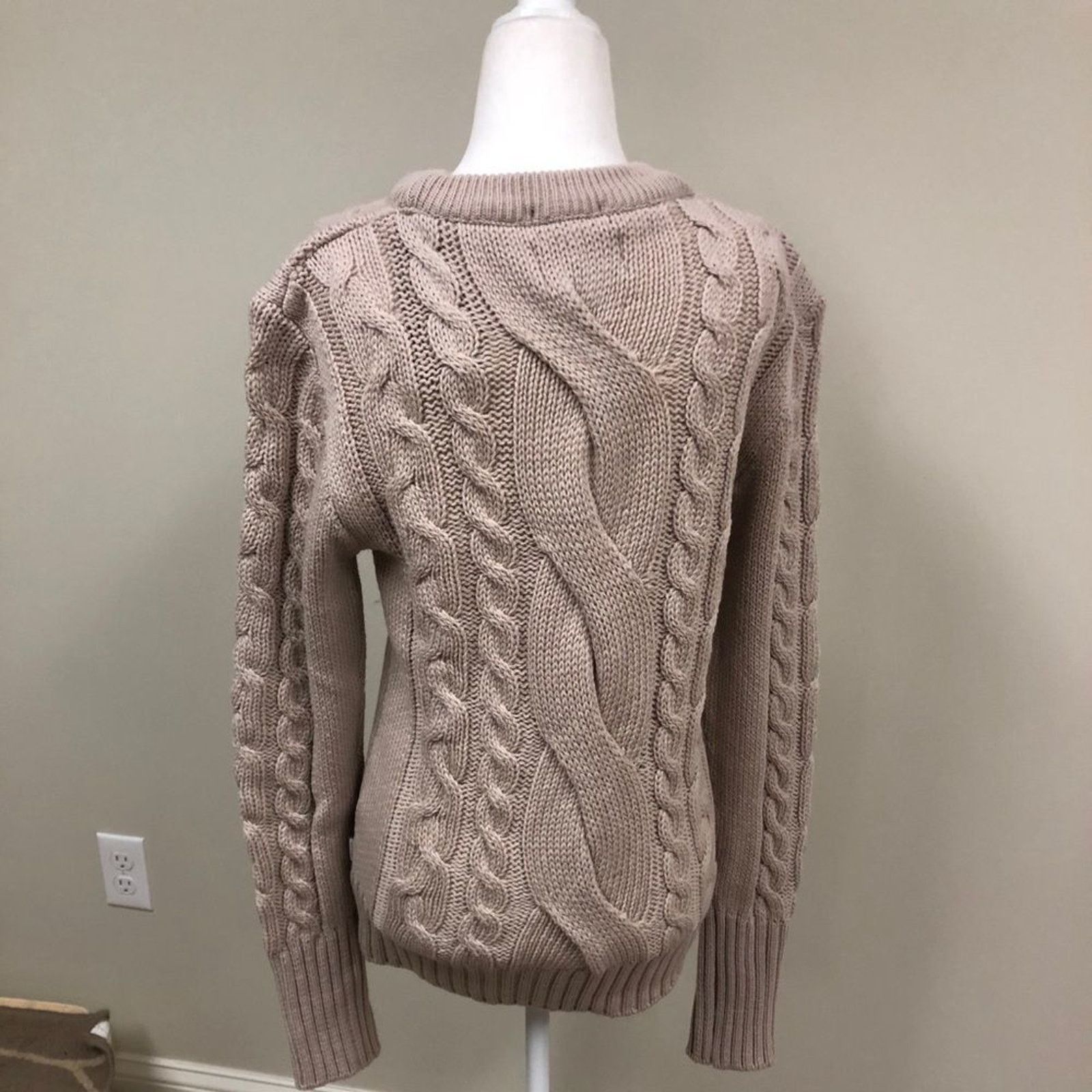 Peregrine Peregrine Merino Wool Cable Sweater Size S / US 4 / IT 40 - 3 Thumbnail