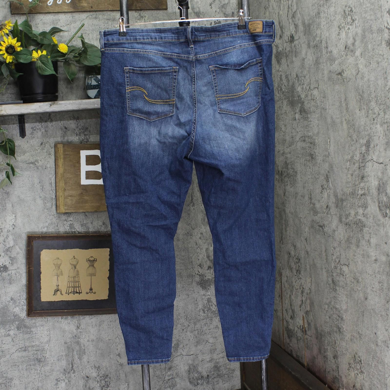 Kirkland Signature Signature By Levi Strauss Stretch Jeans Blue 22m (38x30) Size 42" / US 20 - 2 Thumbnail