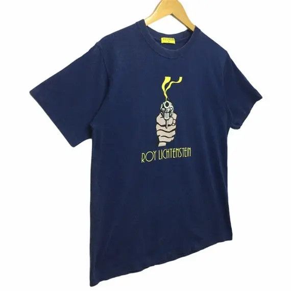 Other Vtg ROY LICHTENSTEIN Smoking Gun Tee shirt Pop Art Shirt Size US M / EU 48-50 / 2 - 4 Thumbnail