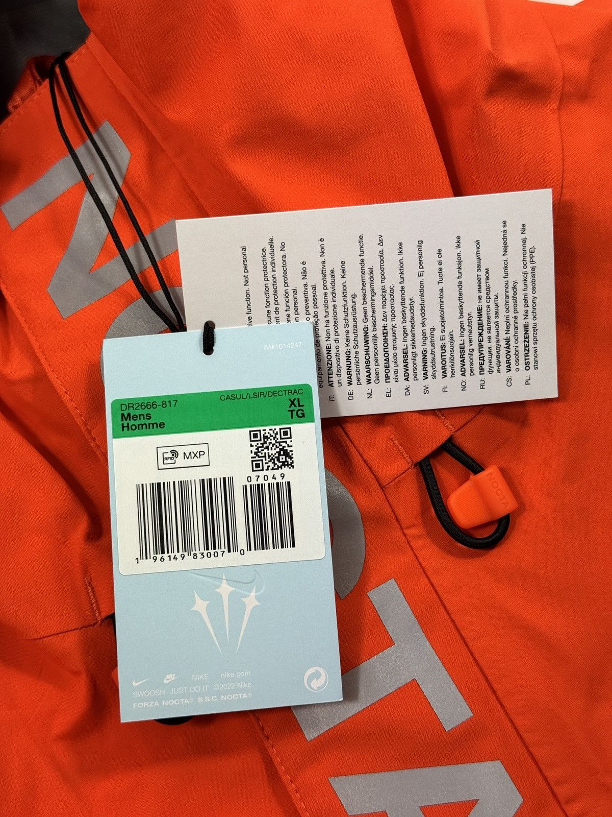 NOCTA × Nike TUNGATEN ALIEN GORE TEX OVERSIZED JACKET Size US XL / EU 56 / 4 - 14 Thumbnail