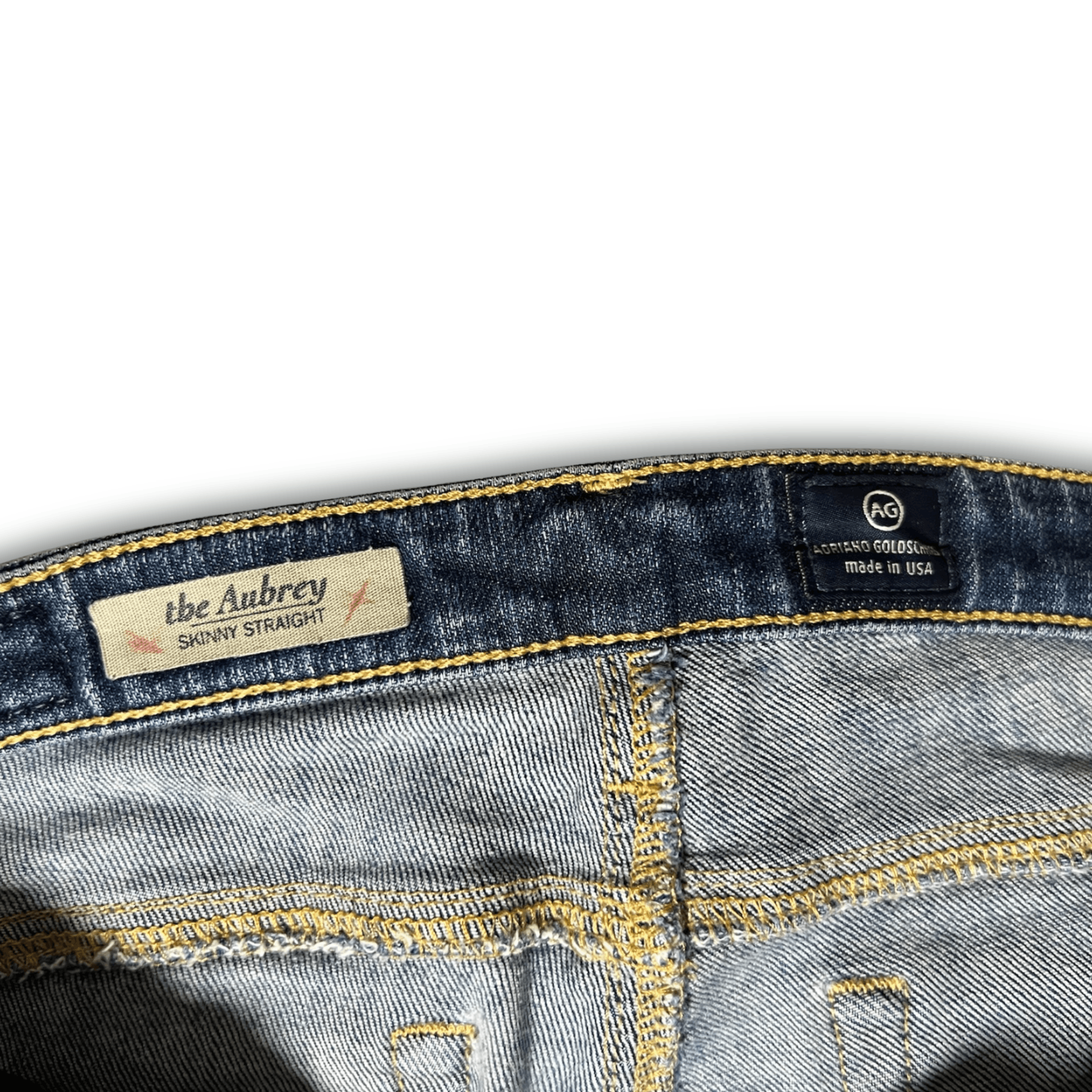 AG Adriano Goldschmied Adriano Goldschmied The Aubrey Skinny Straight Jeans Size 27 Size 27" / US 4 / IT 40 - 5 Thumbnail