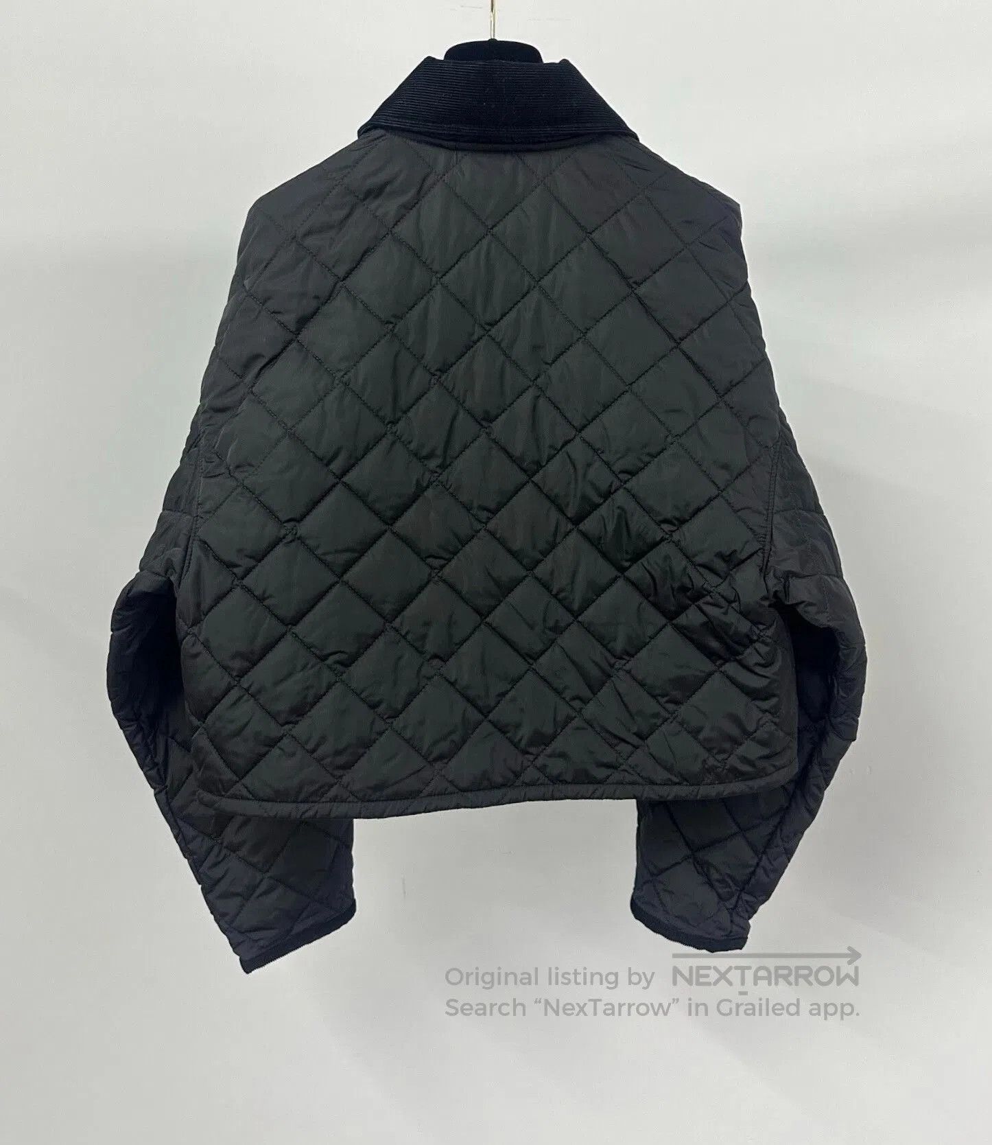 Prada Prada Black Triangle Logo Quilted Jacket. Size S / US 4 / IT 40 - 2 Thumbnail