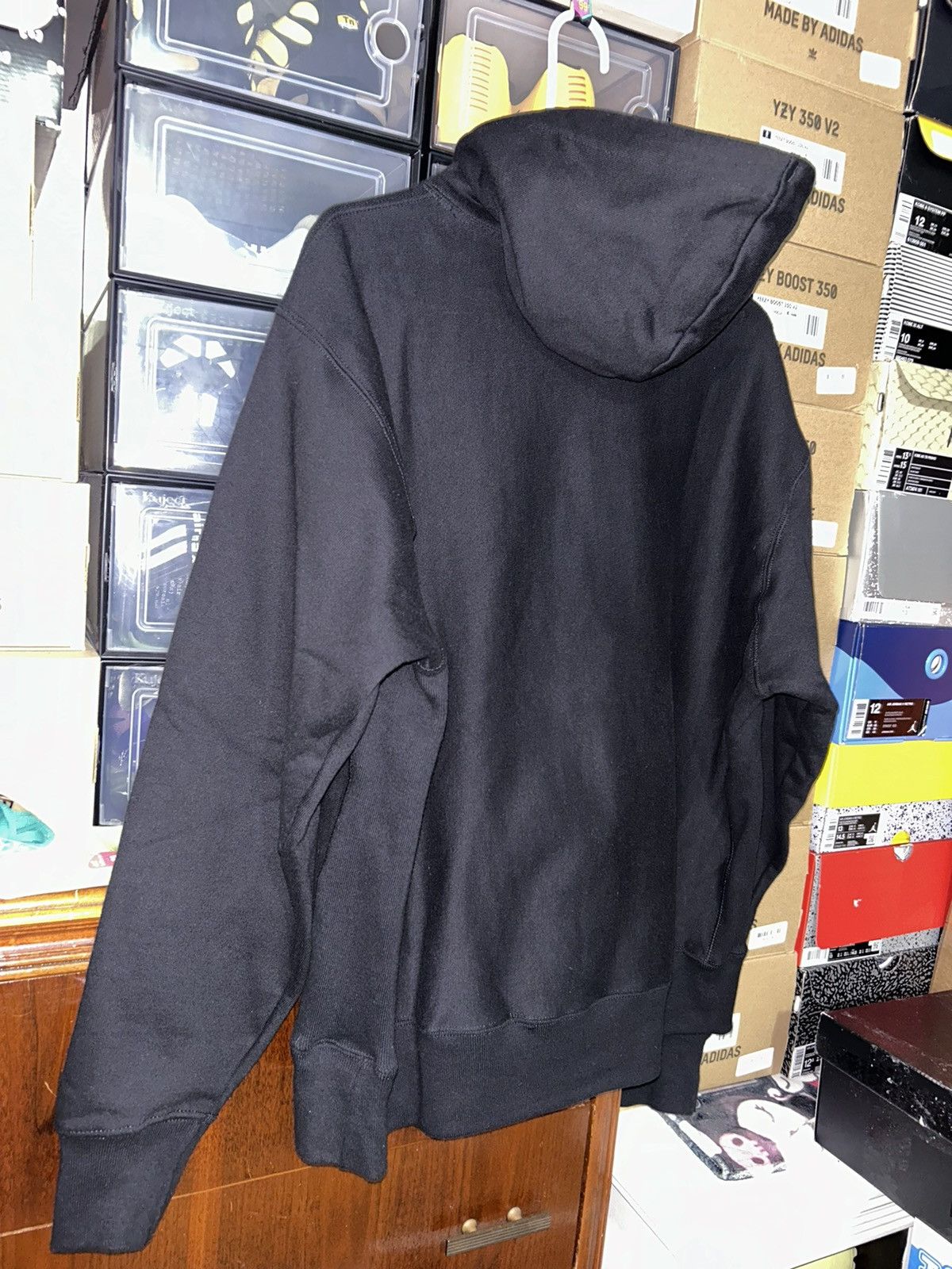 Supreme Supreme Champion Hooded Sweatshirt Black SS25 size Large NEW Size US L / EU 52-54 / 3 - 5 Thumbnail