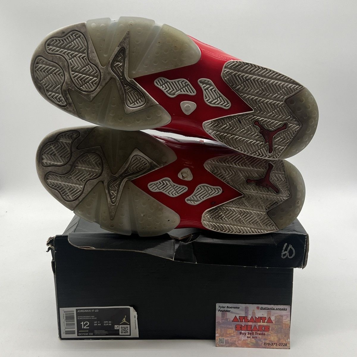 Jordan Brand Jordan 6-17-23 white fire red Size US 12 / EU 45 - 8 Thumbnail