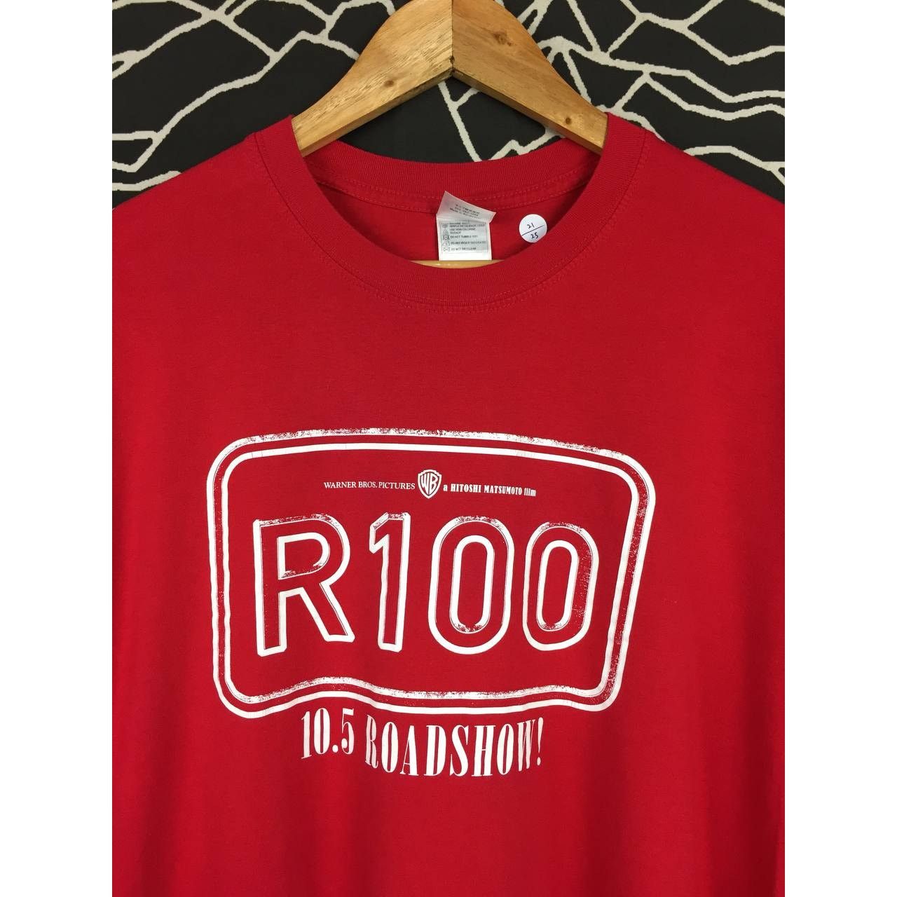 Japanese Brand × Vintage R100 Dramedy Film Hitoshi Matsumoto Warner Bros Movie Tee Size US L / EU 52-54 / 3 - 3 Thumbnail