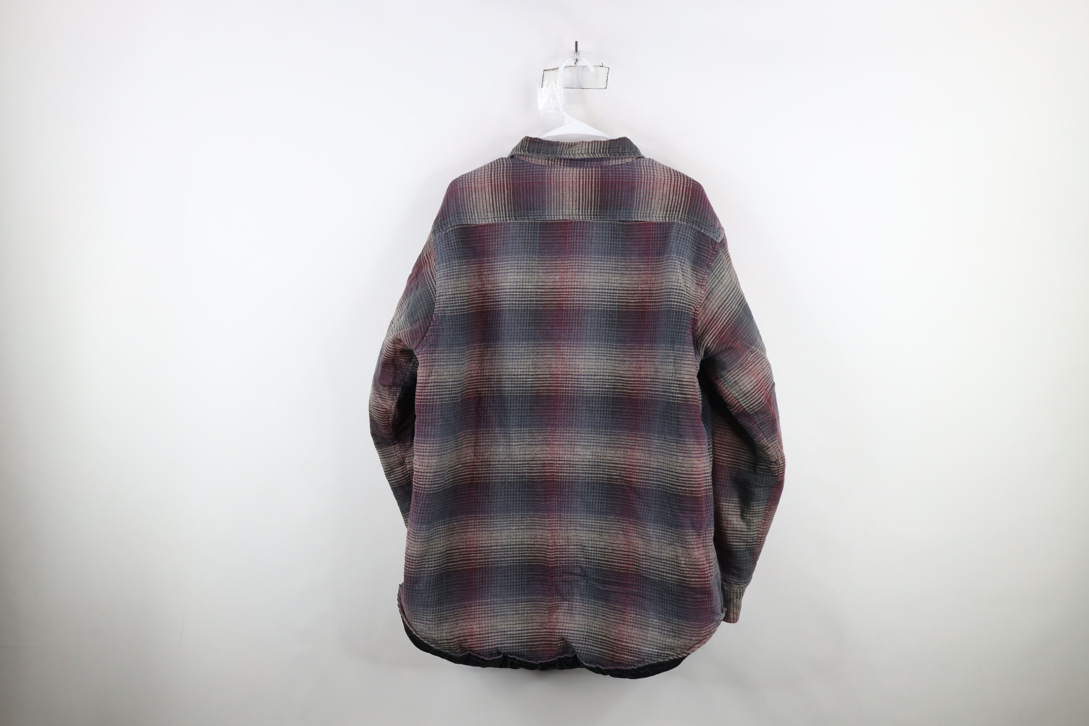 FiveBrother × Vintage Vintage 90s Five Brother Quilted Flannel Shirt Jacket Jac Size US L / EU 52-54 / 3 - 9 Thumbnail