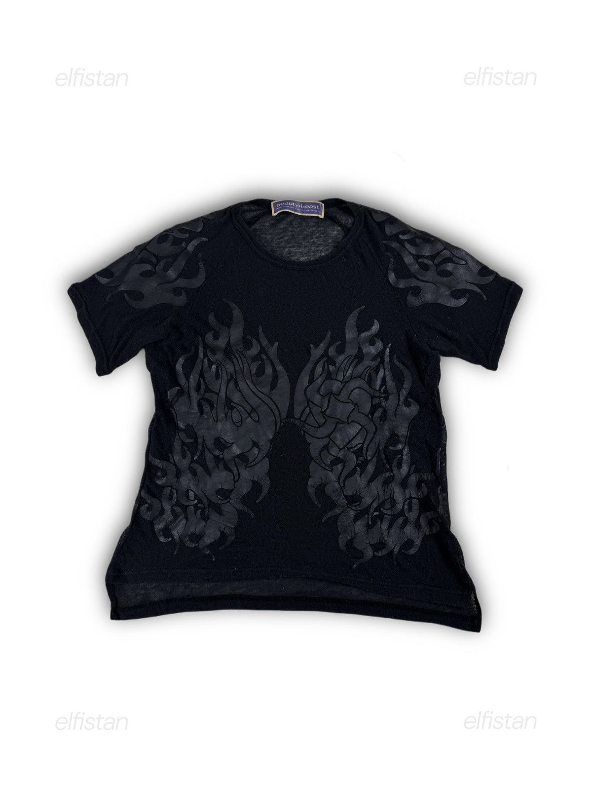 Beauty Beast Beauty:beast rubber mesh tshirt Size US XS / EU 42 / 0 - 1 Thumbnail