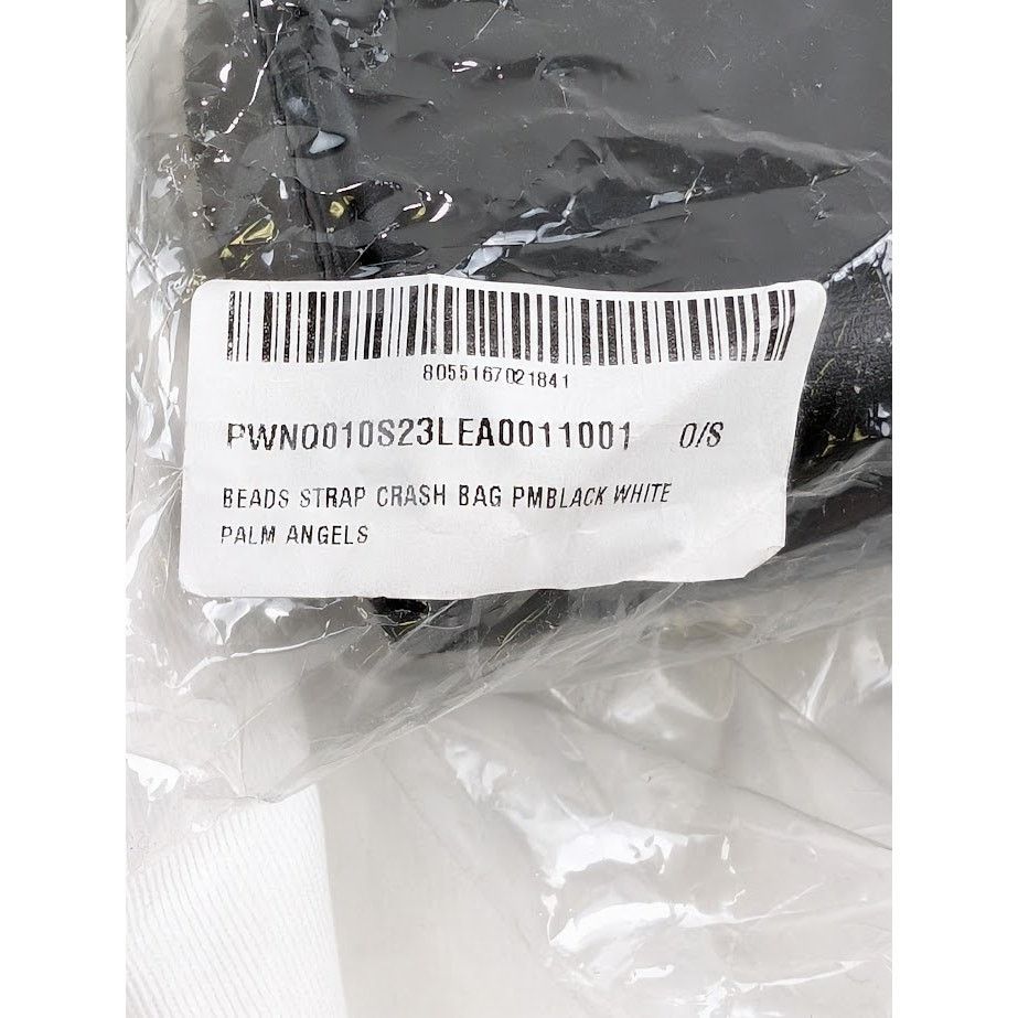 Palm Angels o1rshd1 Size: OS / Beads Strap Crash Bag in Black/White Size ONE SIZE - 16 Thumbnail