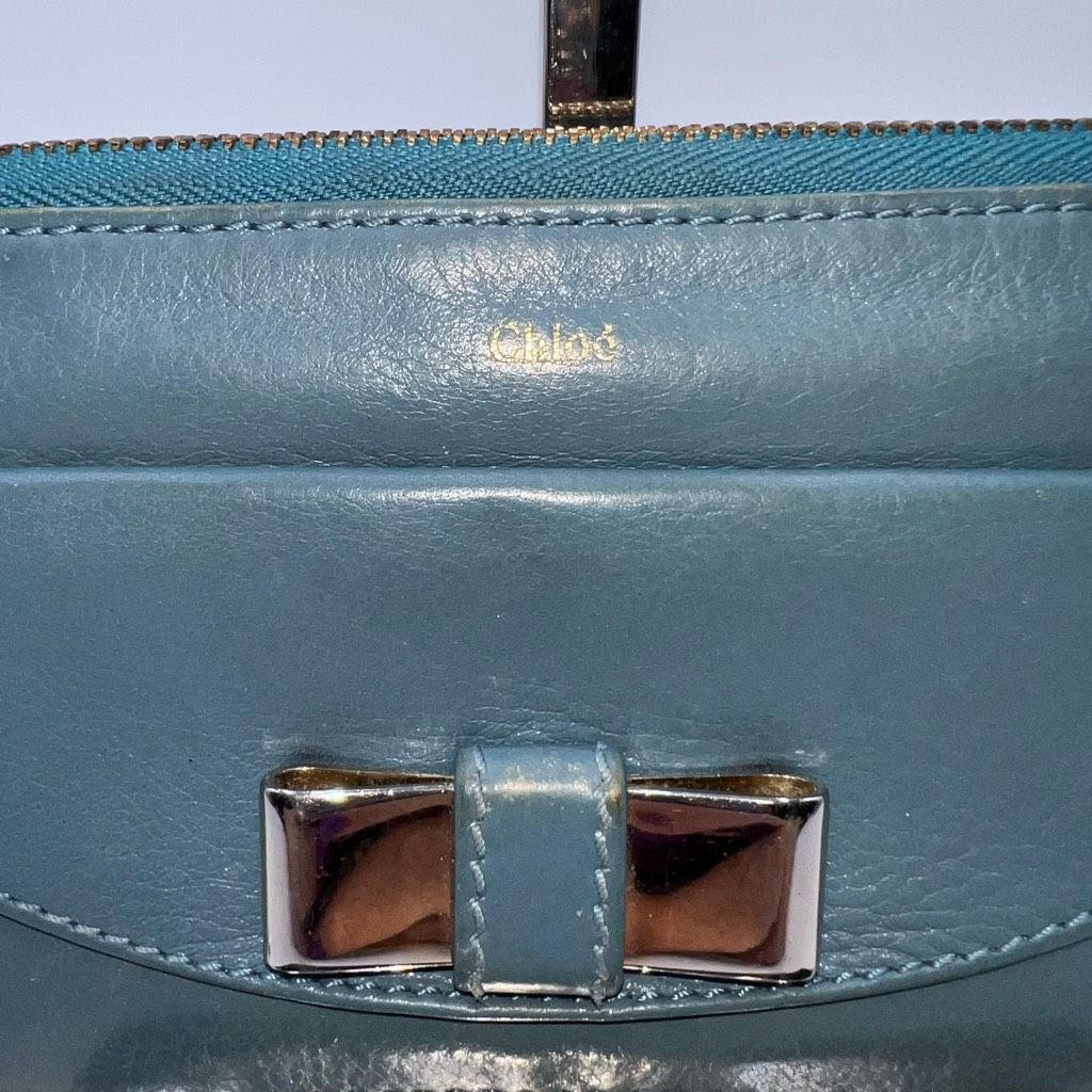 Chloe Chloé Calfskin Lily Bow Long Zip Continental Wallet Size ONE SIZE - 2 Thumbnail
