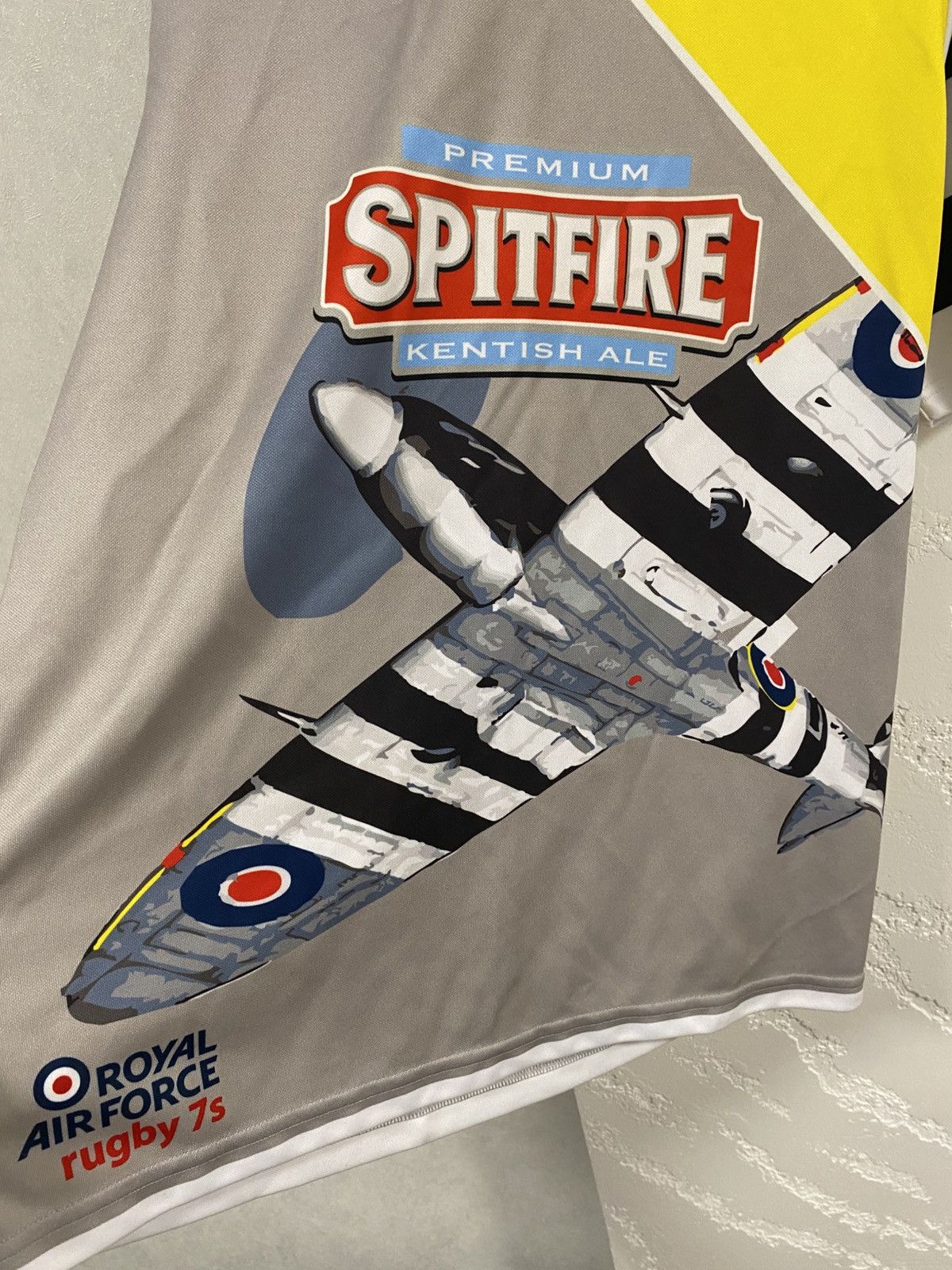 Canterbury of New Zealand Canterbury Raf Royal Air Force Spitfires Rugby 2014 Jersey Size US L / EU 52-54 / 3 - 4 Thumbnail