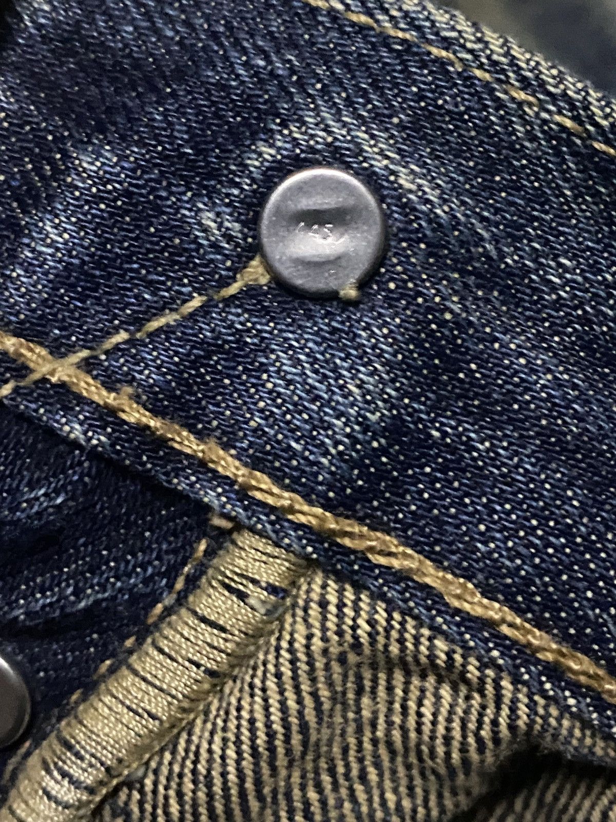 Levi's Vintage Levis 501 Y2K Mud Wash Distressed Slim Fit jeans Size US 32 / EU 48 - 9 Thumbnail