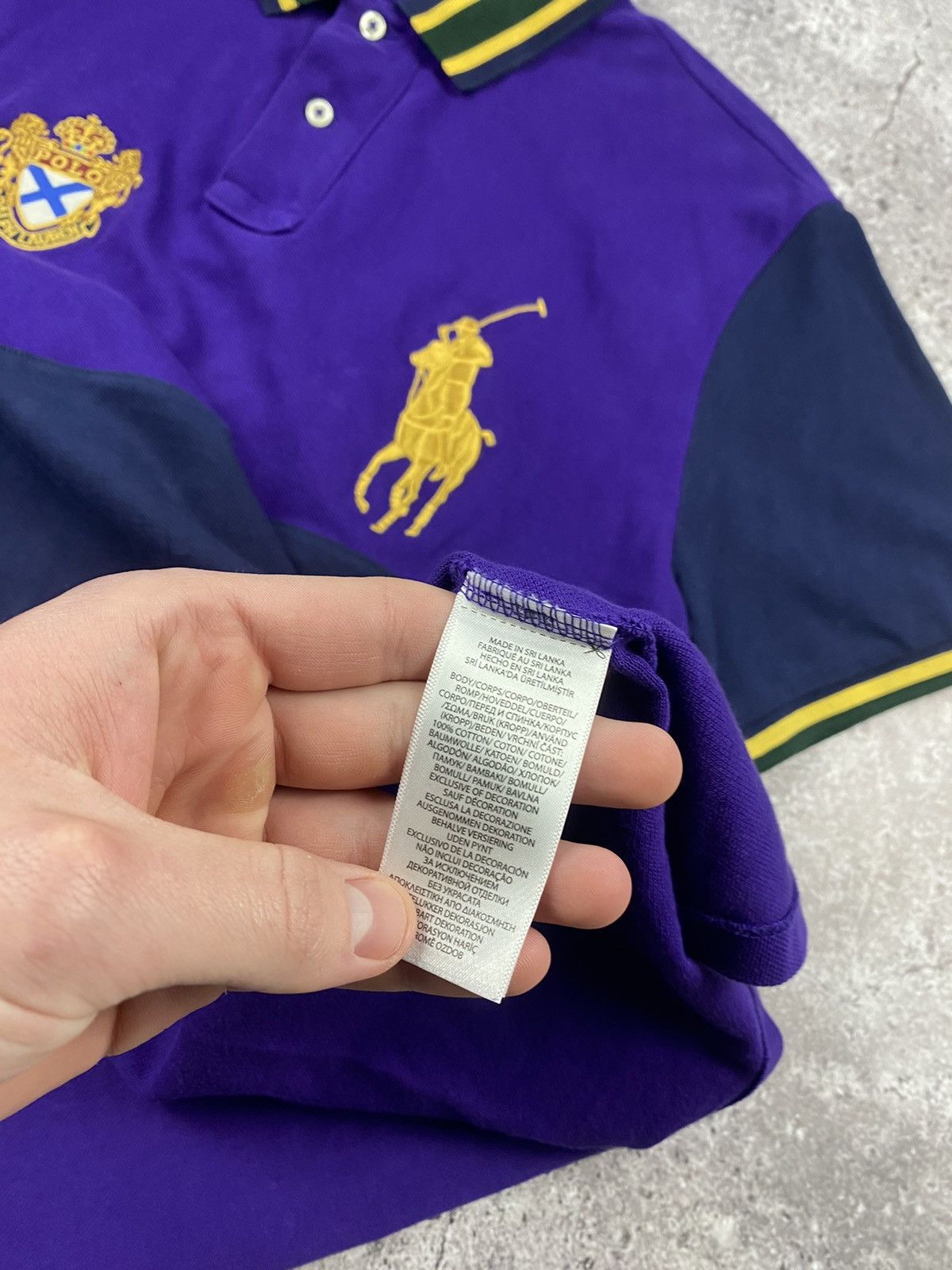 Vintage Vintage Polo Ralph Lauren Big Pony Crest Y2K polo shirt Size US L / EU 52-54 / 3 - 6 Thumbnail
