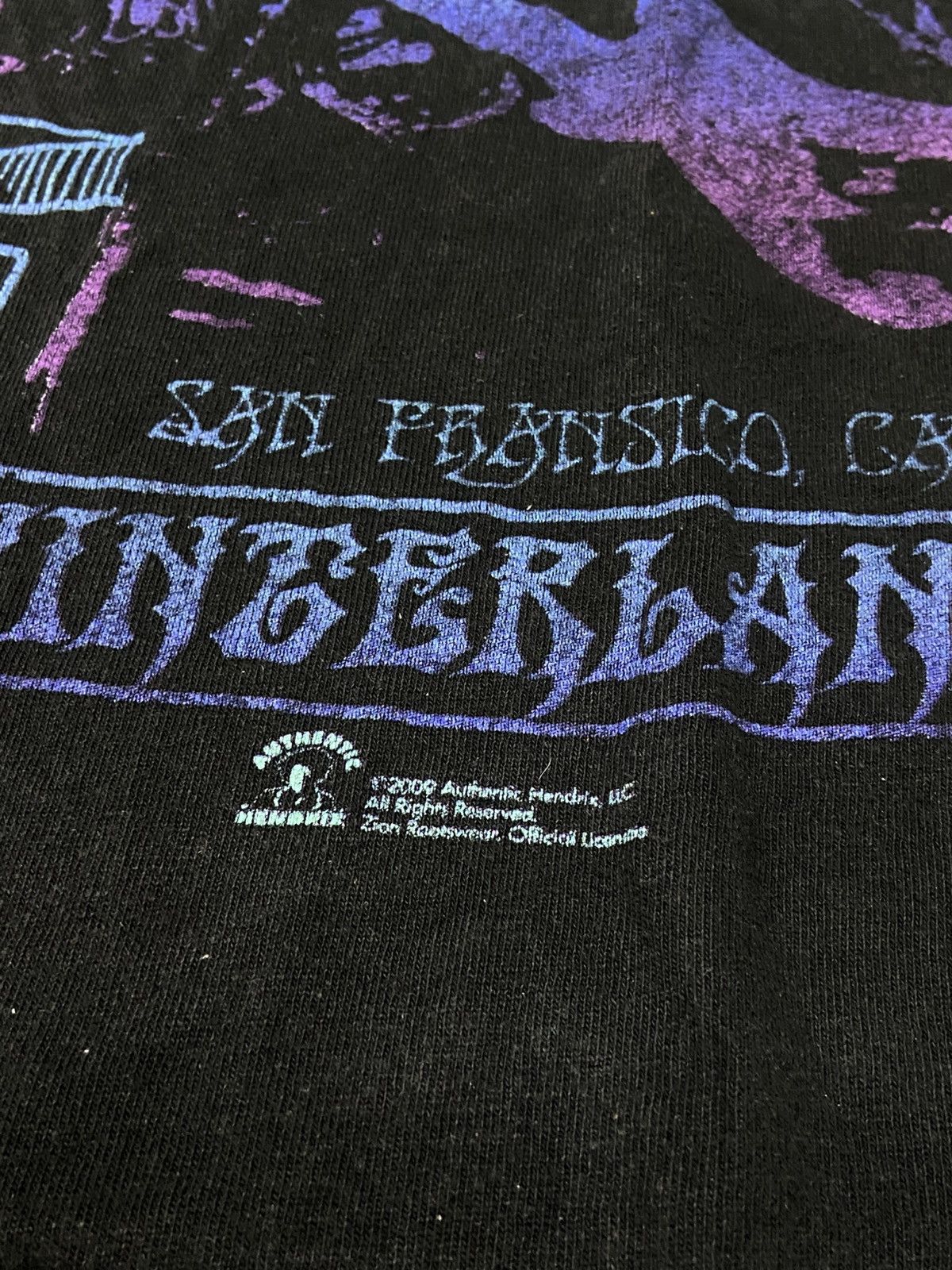Vintage Jimi Hendrix 2009 Zion vintage t-shirt Winterland Size US L / EU 52-54 / 3 - 5 Thumbnail