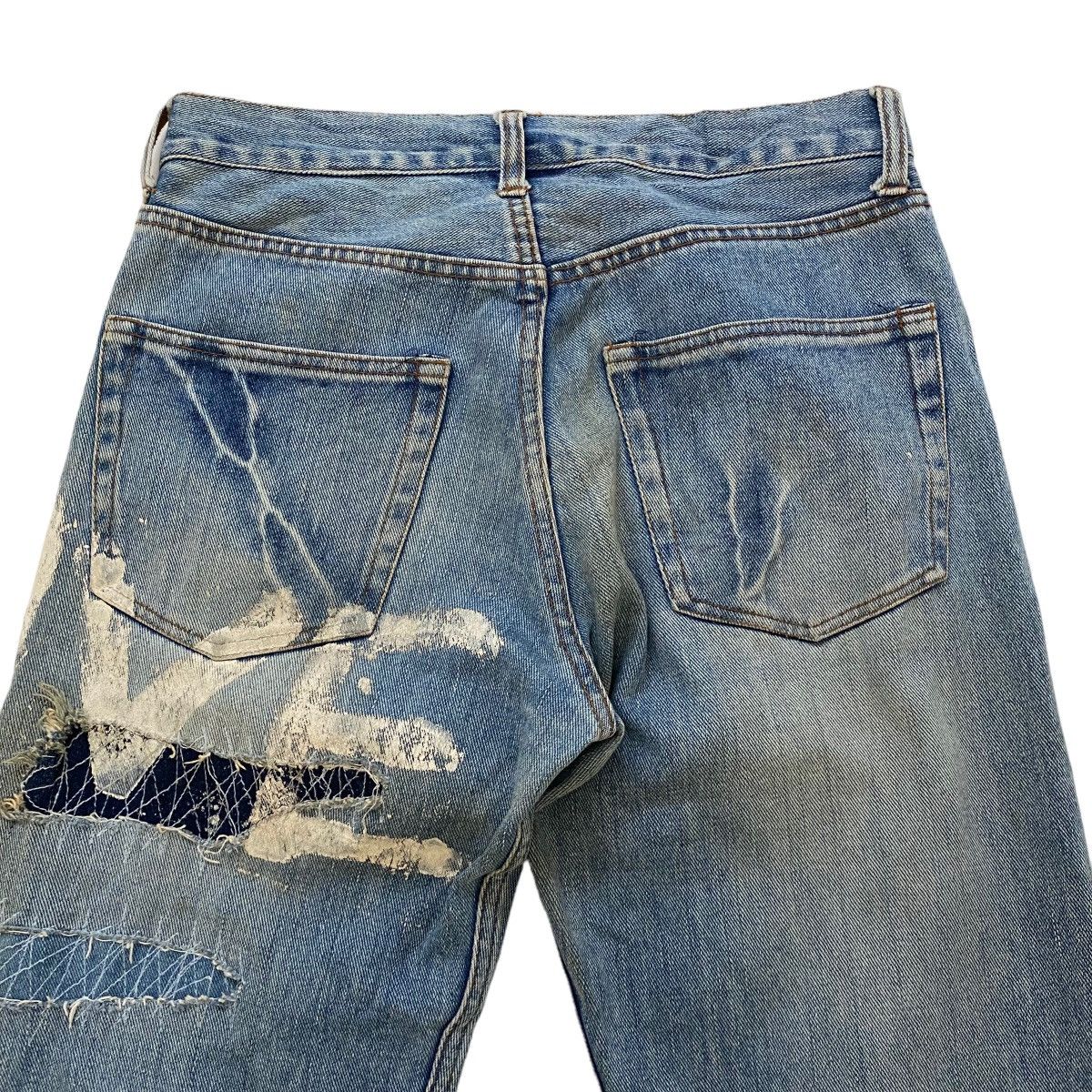 Japanese Brand ☀️Nice design japanese style patchwork boro jeans Size US 30 / EU 46 - 7 Thumbnail