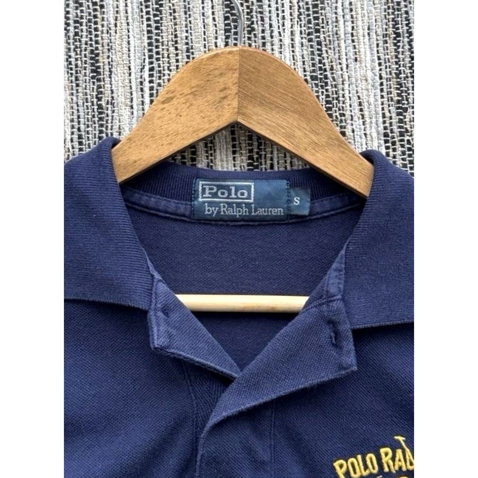 Polo Ralph Lauren VINTAGE Polo Ralph Lauren Shirt Mens S Blue 90s Y2K Pony Club Logo Polo Big Pony Vintage Casual Streetwear USA Size US S / EU 44-46 / 1 - 6 Thumbnail