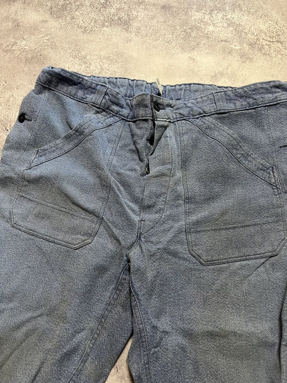 Vintage Vintage Marsum Salt & Pepper Workwear Trousers Size US 34 / EU 50 - 4 Thumbnail