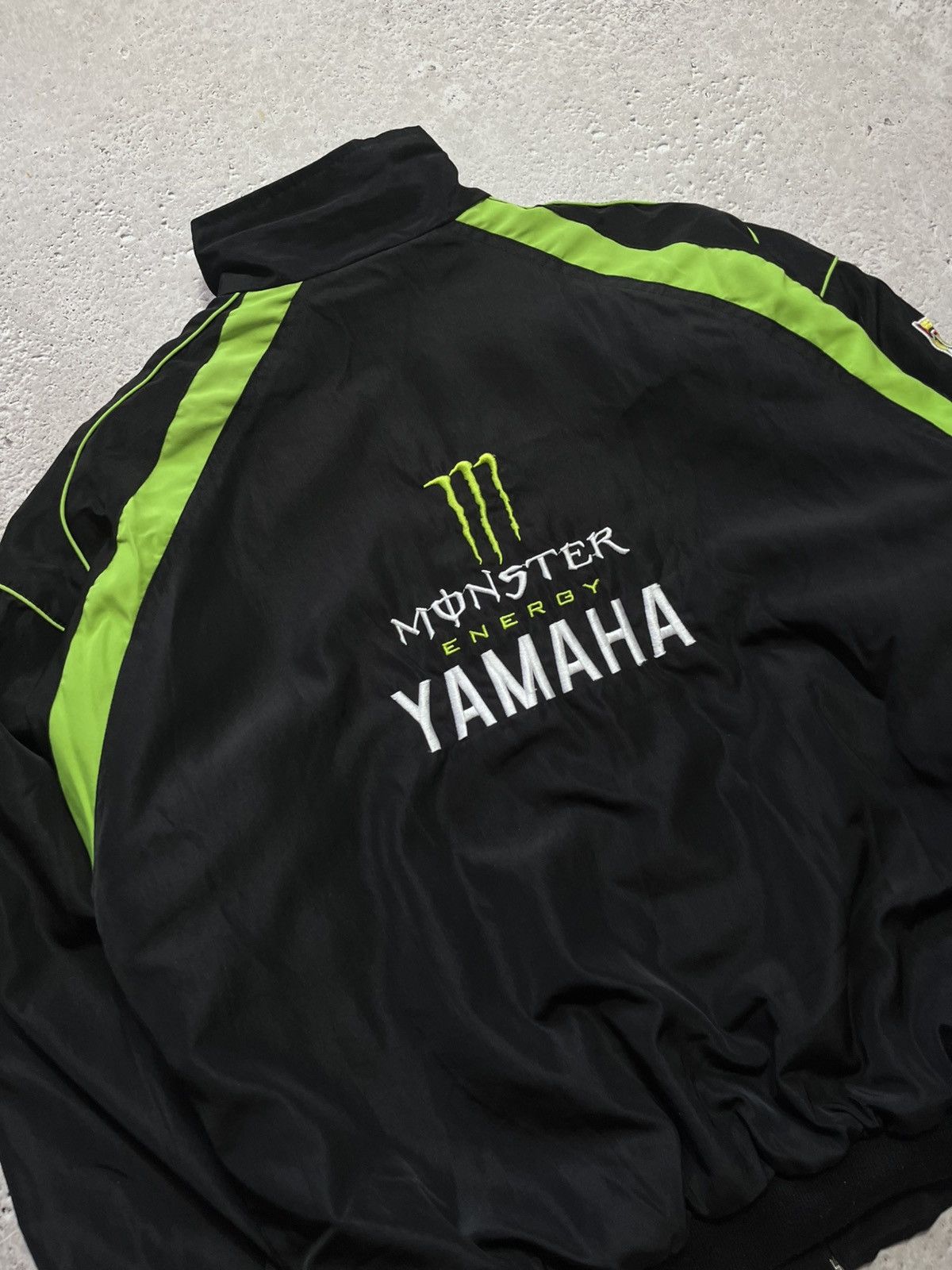 Vintage × Yamaha Yamaha Monster Energy VR46 Racing Jacket Black Green XL Size US XL / EU 56 / 4 - 11 Thumbnail